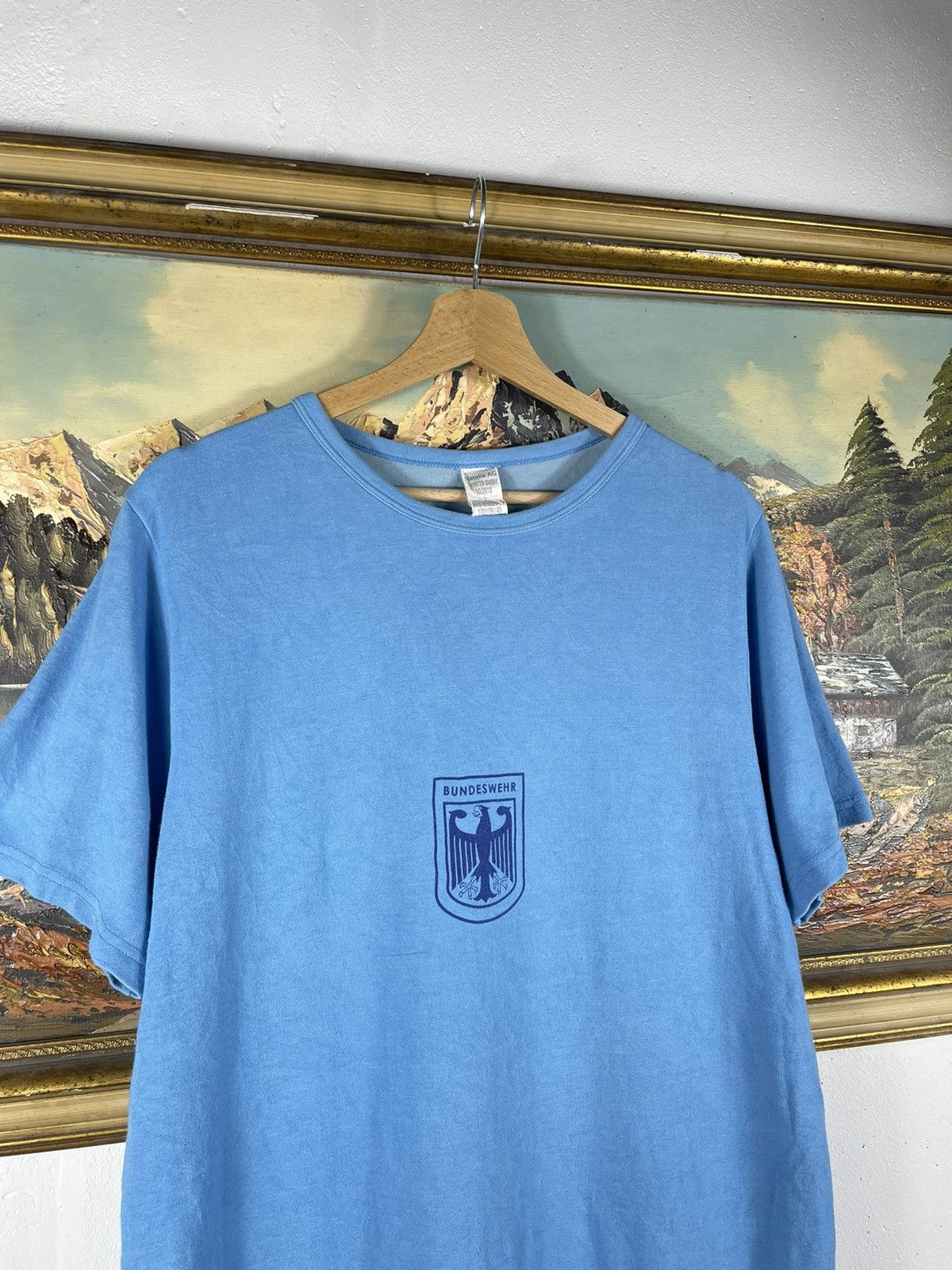Kanye West × Vintage VINTAGE BUNDESWHER LIKE VULTURES TEE ARMY MILITARY KANYE Size US XL / EU 56 / 4 - 5 Thumbnail