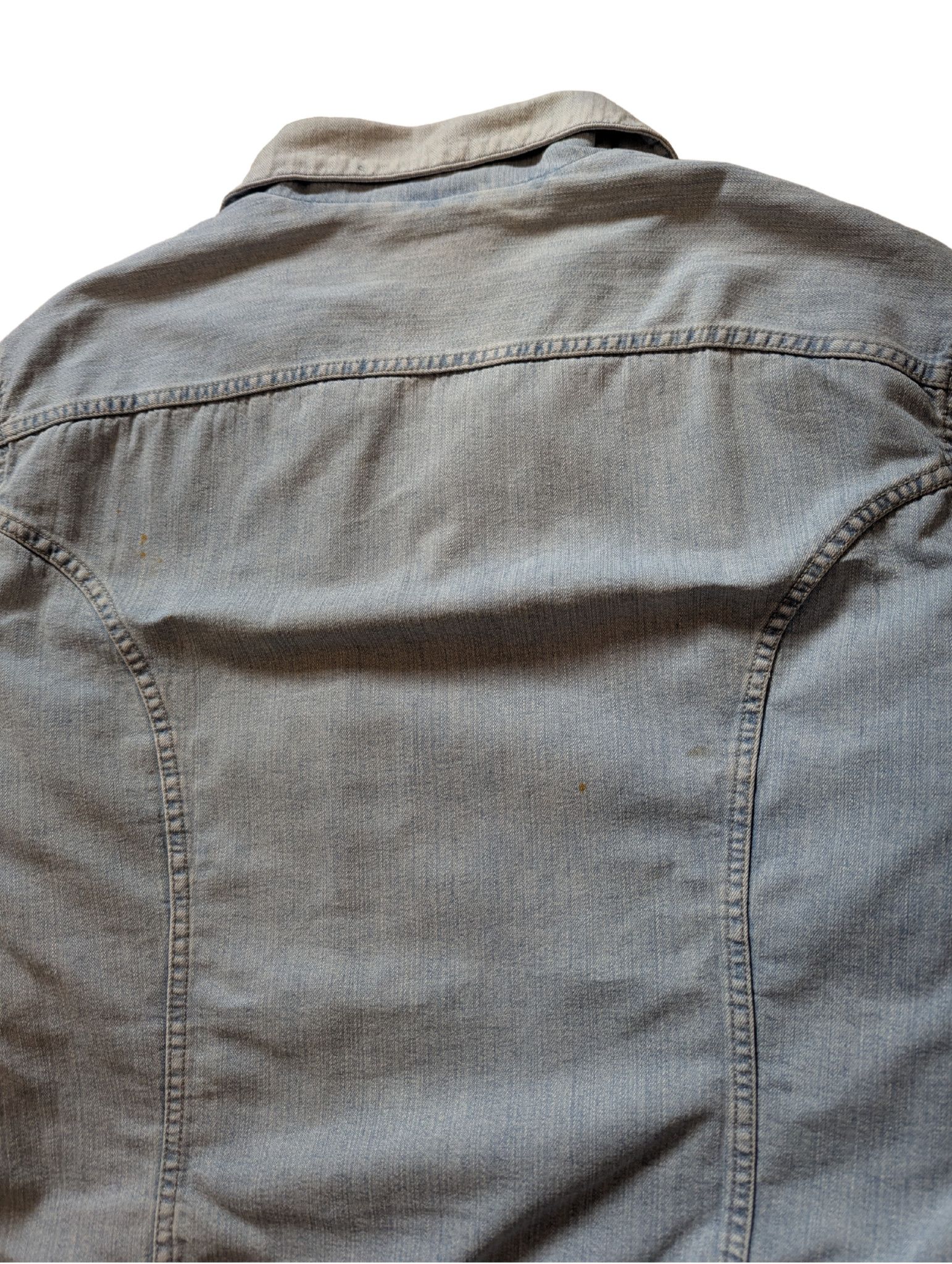 Diesel Vintage Diesel Denim Jacket Distressed Y2K Size US XXL / EU 58 / 5 - 10 Thumbnail