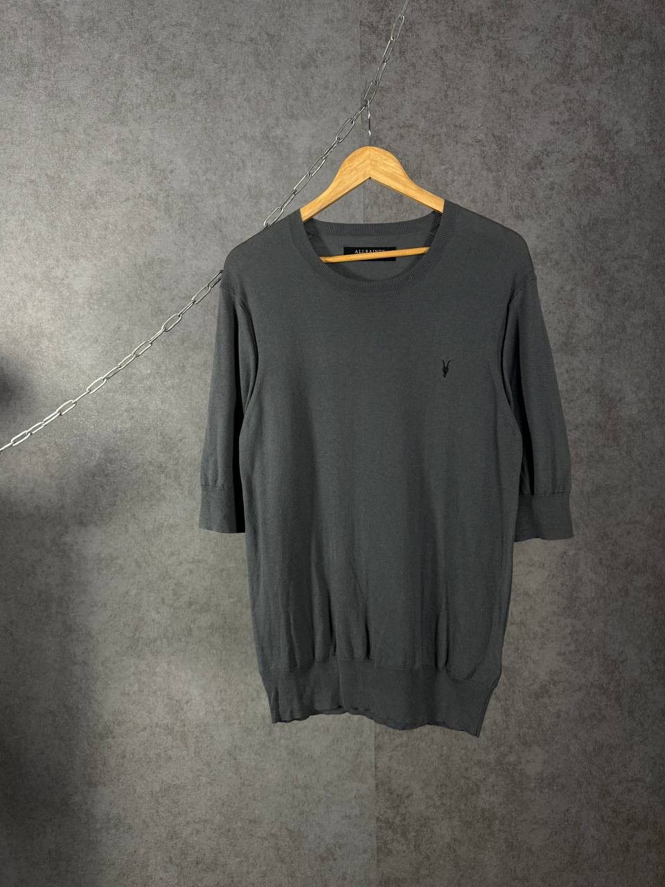 Allsaints Allsaints designer logo 3/4 sleeve merino sweater Size US M / EU 48-50 / 2 - 1 Thumbnail