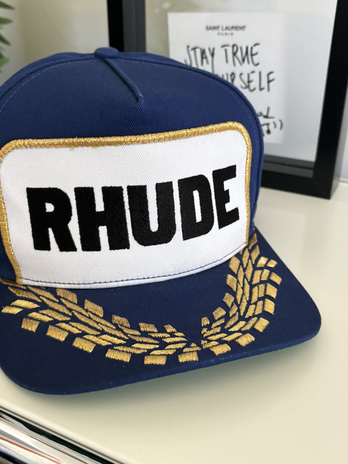 Rhude RHUDE “ RACING F1 PODIUM” HAT Size ONE SIZE - 5 Thumbnail