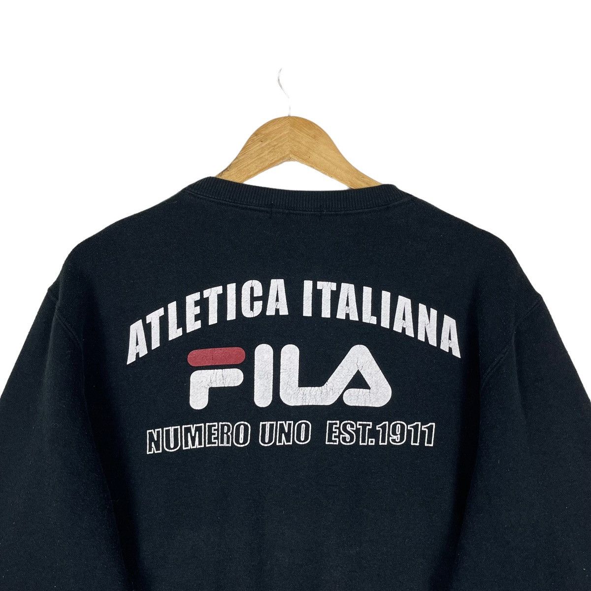 Fila Vintage 90s Fila Big Logo Crewneck Sweatshirt Size US S / EU 44-46 / 1 - 4 Thumbnail