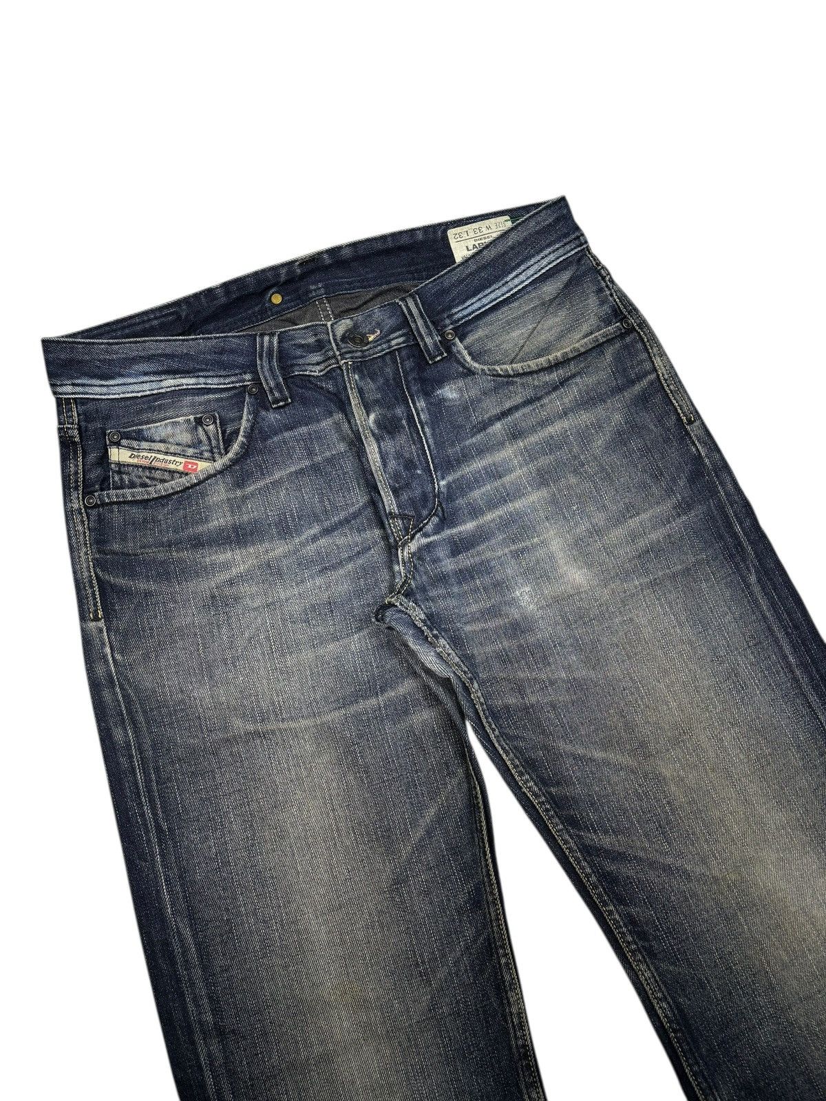Diesel DIESEL LARKEE LOOSE WIDE DARK DENIM JEANS Size US 33 - 9 Thumbnail