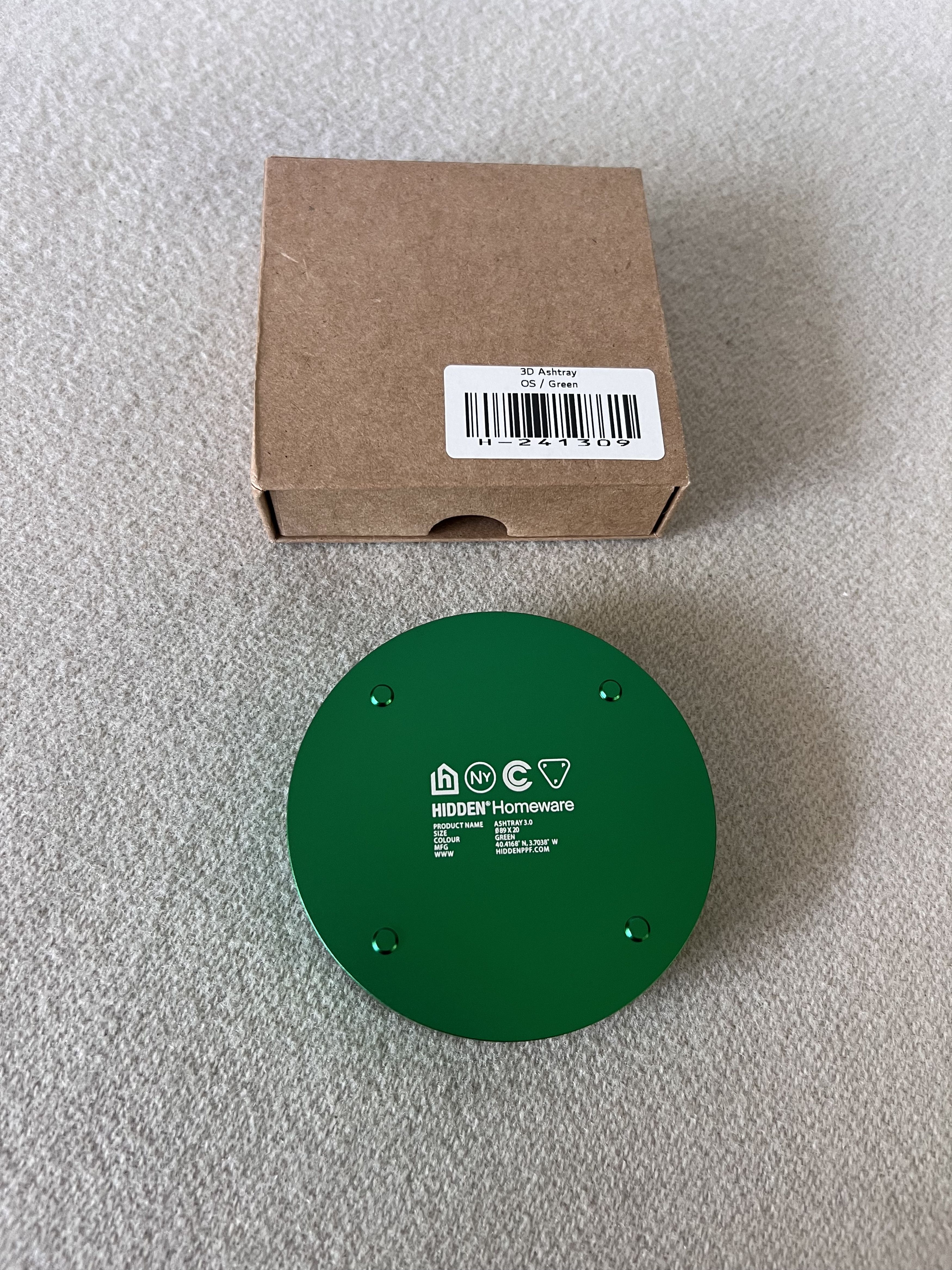 HIDDEN Hidden NY 3D Ashtray in Green Size ONE SIZE - 2 Thumbnail