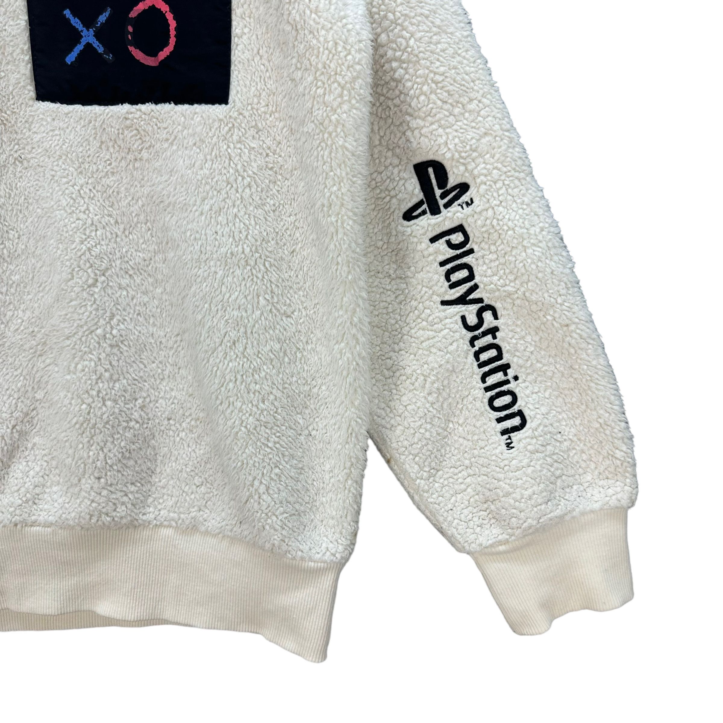 Japanese Brand PLAYSTATION SINGLE POCKET FLEECE SWEATSHIRT #7809-177 Size US XL / EU 56 / 4 - 6 Thumbnail