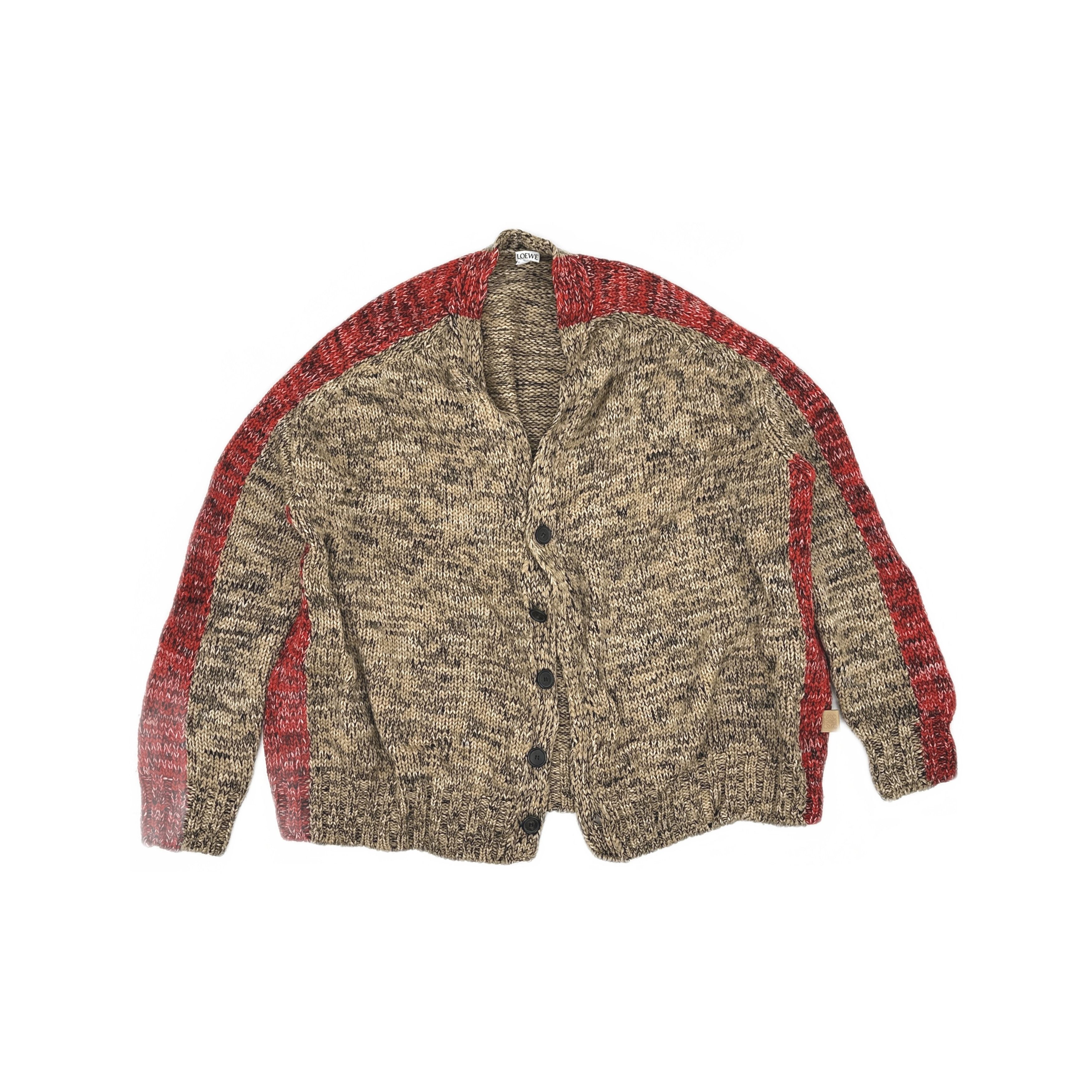 Loewe Loewe Colorblock Wool Cardigan Size S Size US S / EU 44-46 / 1 - 1 Thumbnail