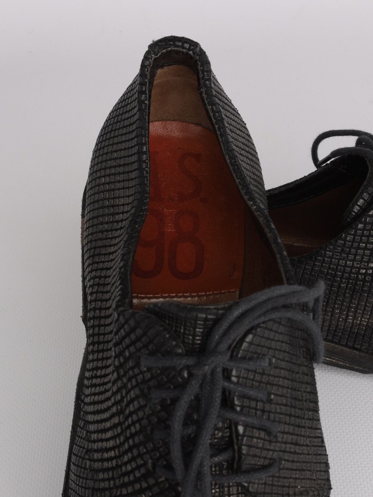 A.S.98 A.S.98 Airstep AS 98 Low Derby Shoes Oxford Casual Black Size US 8 / IT 38 - 11 Thumbnail