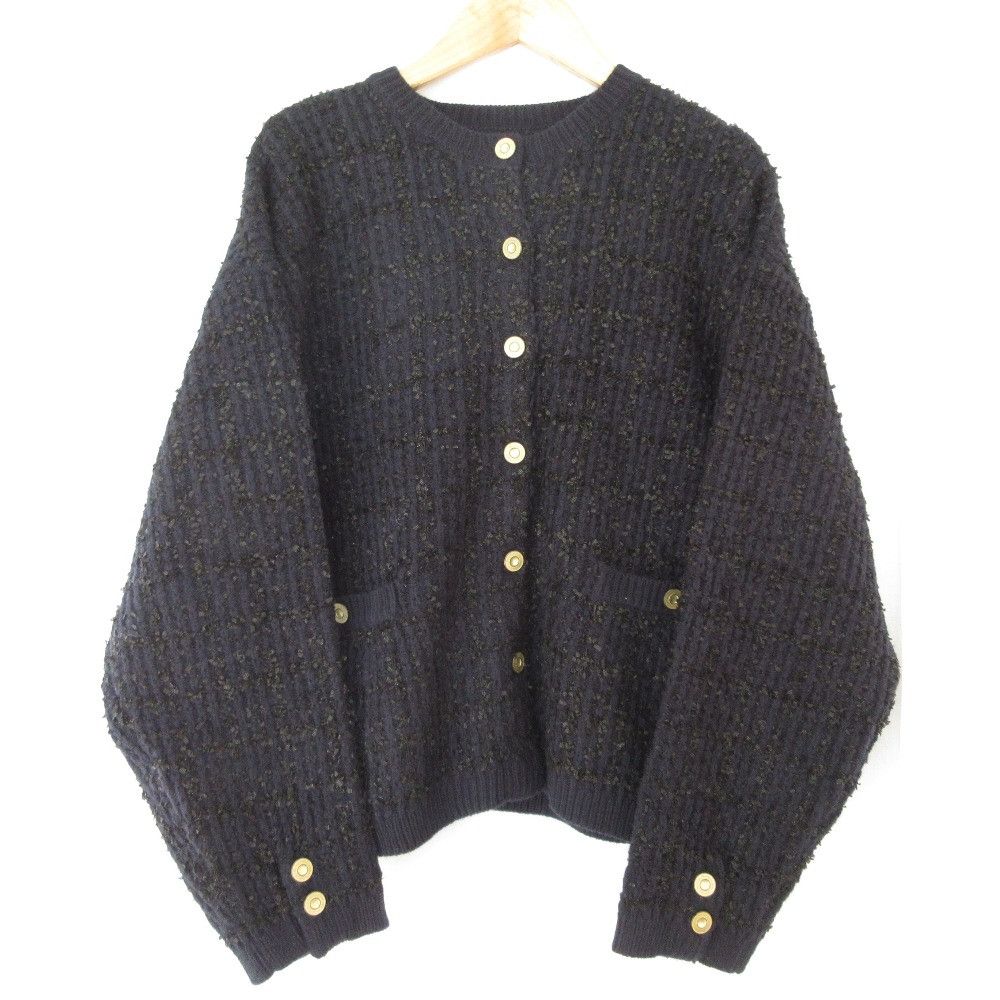 Other Other Pual ce cin Tweed Like Jacquard Knit Cardigan Textile Tops DUTY FREE for USA Size ONE SIZE - 1 Thumbnail