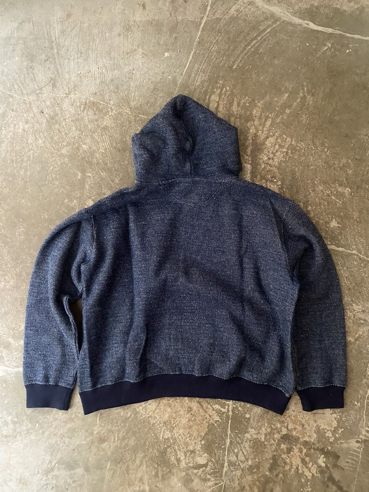 Porter Classic Porter Classic Indigo Hoodie Kapital Visvim Blue Blue Japan Size US XXL / EU 58 / 5 - 6 Thumbnail
