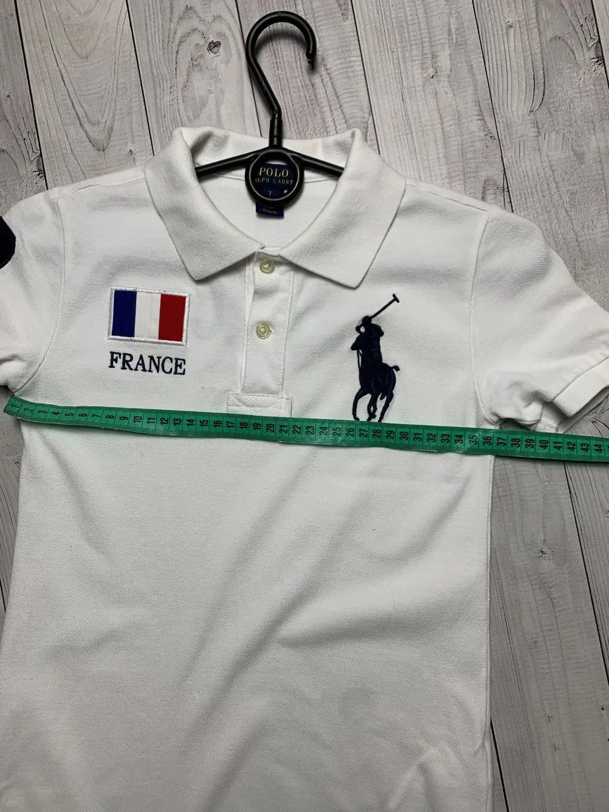 Polo Ralph Lauren Vintage polo Ralph Lauren France size Kids big logo Size US XXS / EU 40 - 7 Thumbnail