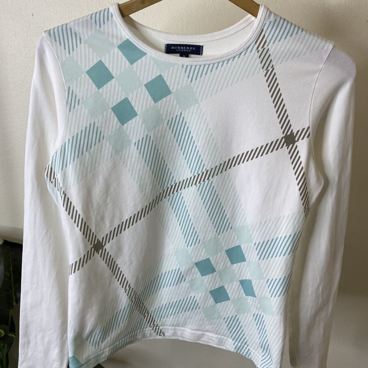 Burberry Burberry London Abstract Nova Art Women LS T Shirt Size S / US 4 / IT 40 - 2 Thumbnail