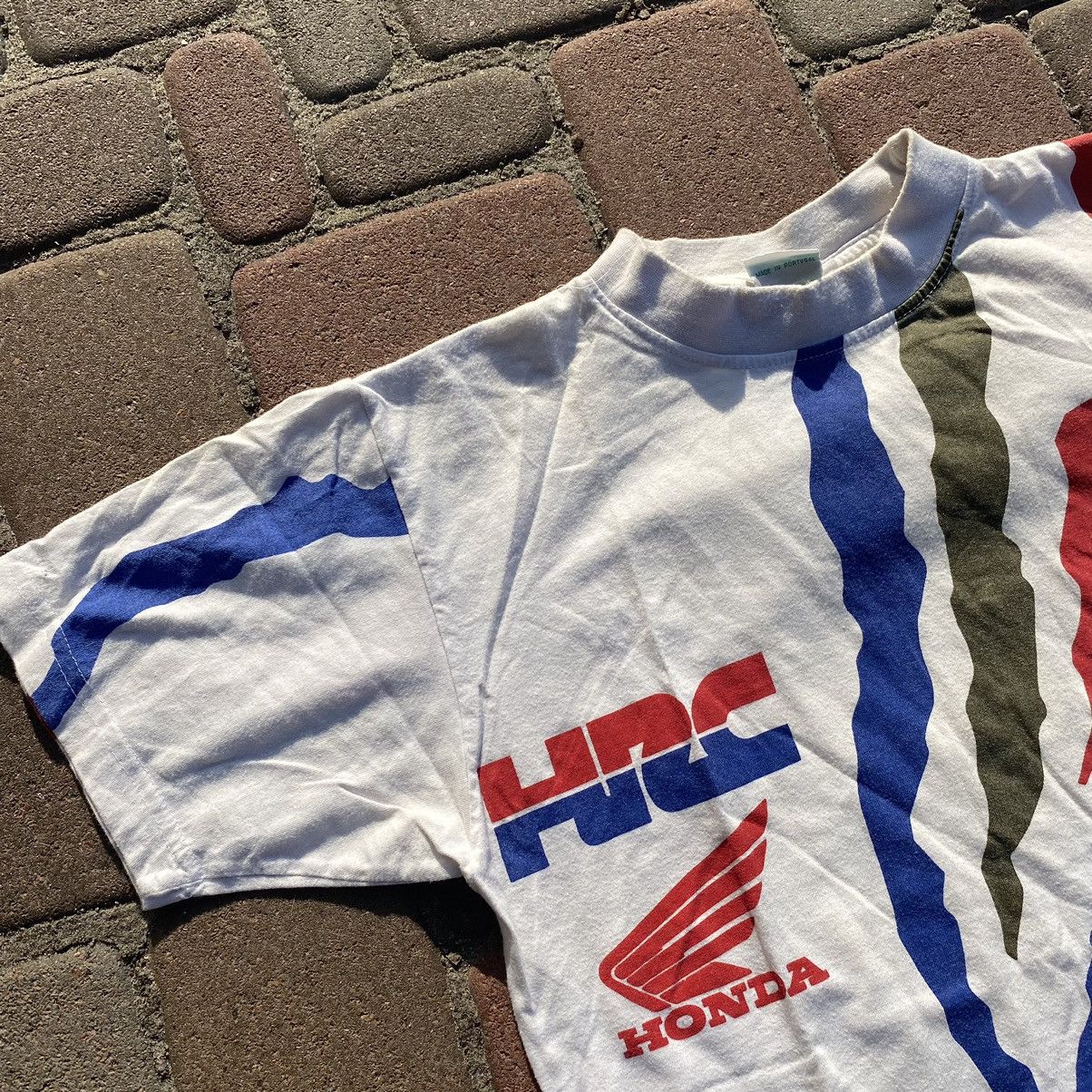 Honda × Vintage Vtg Y2K Honda CRX JDM tee / Honda HRC Formula 1 NASCAR shirt Size US S / EU 44-46 / 1 - 6 Thumbnail