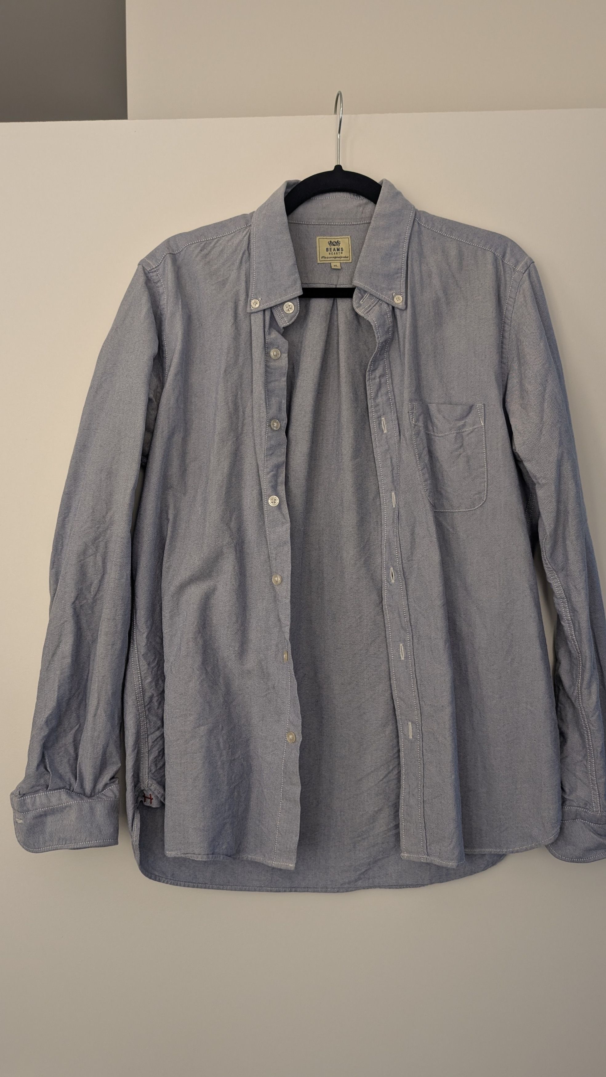 Beams Japan Beams Japan - Beams Heart L/S Button-Up Shirt - Blue - XL Size US L / EU 52-54 / 3 - 1 Thumbnail