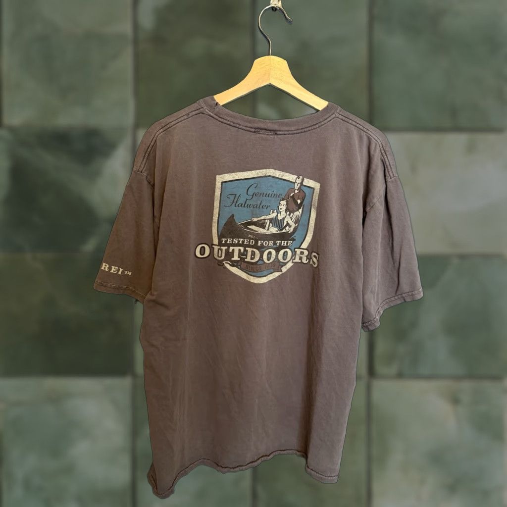 Vintage VINTAGE REI Gray T-Shirt 90s Mens Large L Shirt Outdoor Tee Shirt Size US L / EU 52-54 / 3 - 1 Thumbnail