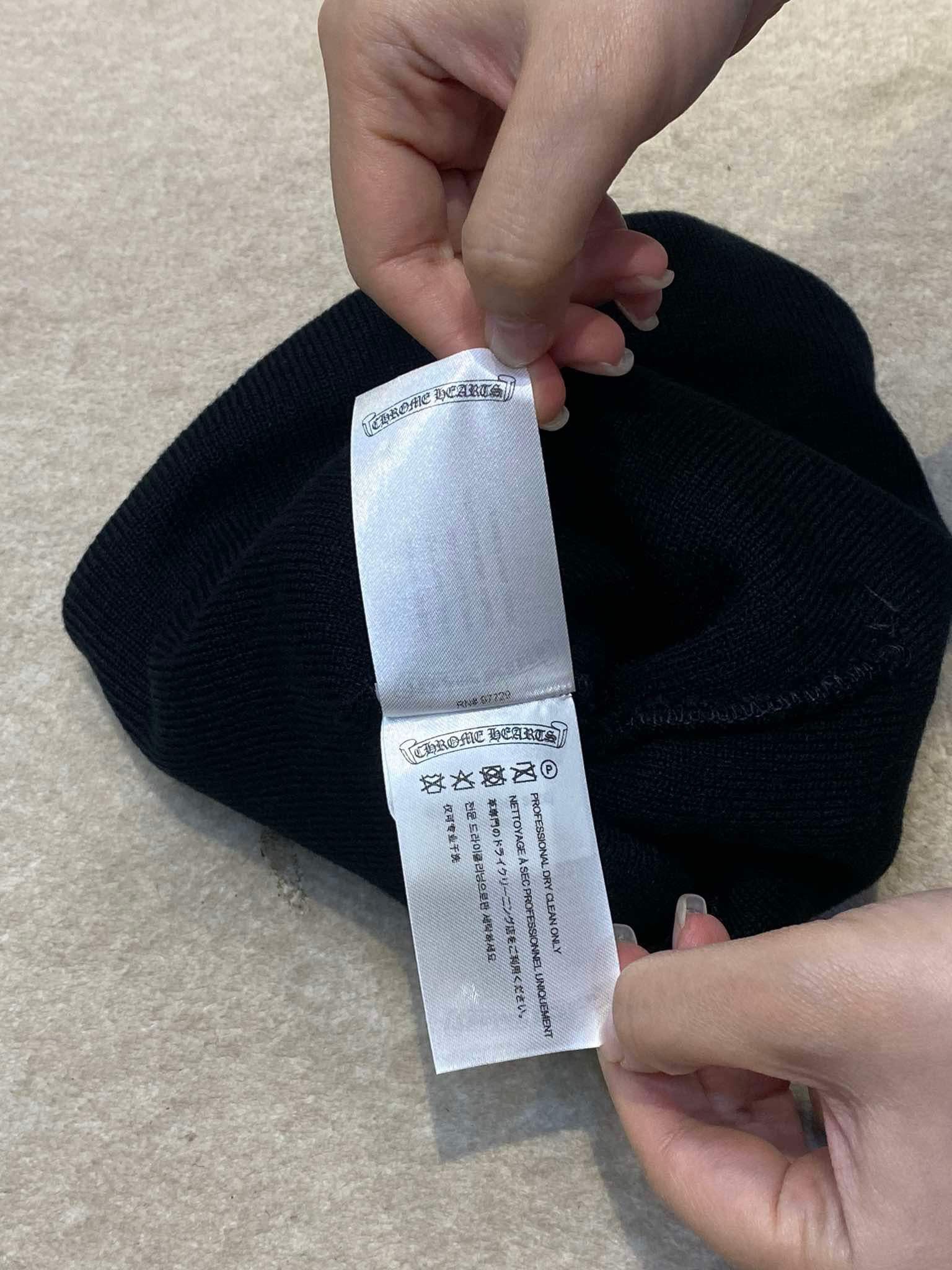 Chrome Hearts CHROME HEARTS Matty Boy Chomper Beanie BLACK Size ONE SIZE - 8 Thumbnail