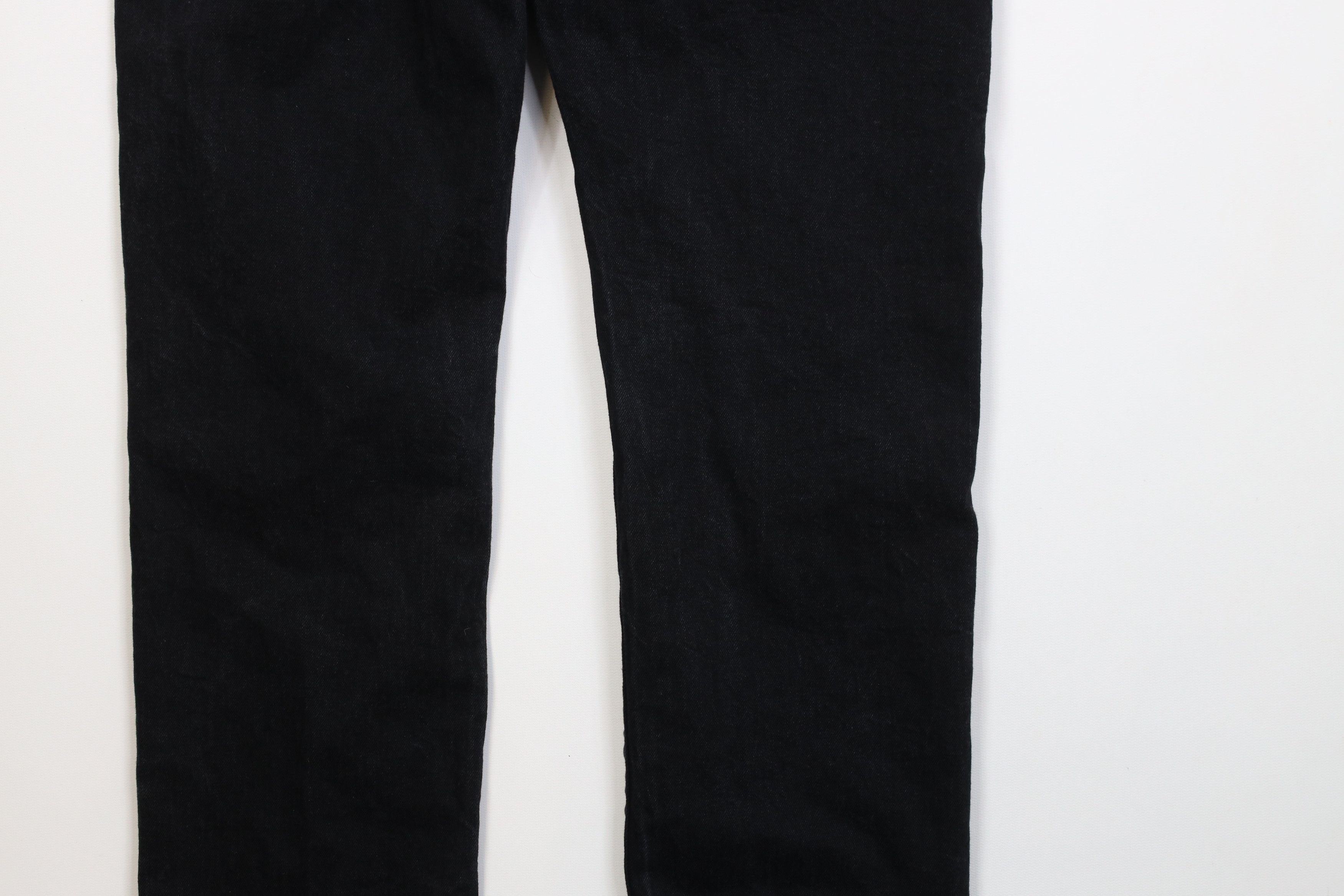 J.Crew Vintage Y2K J Crew Faded Flex Straight Leg Denim Jeans Black Size US 30 / EU 46 - 12 Thumbnail