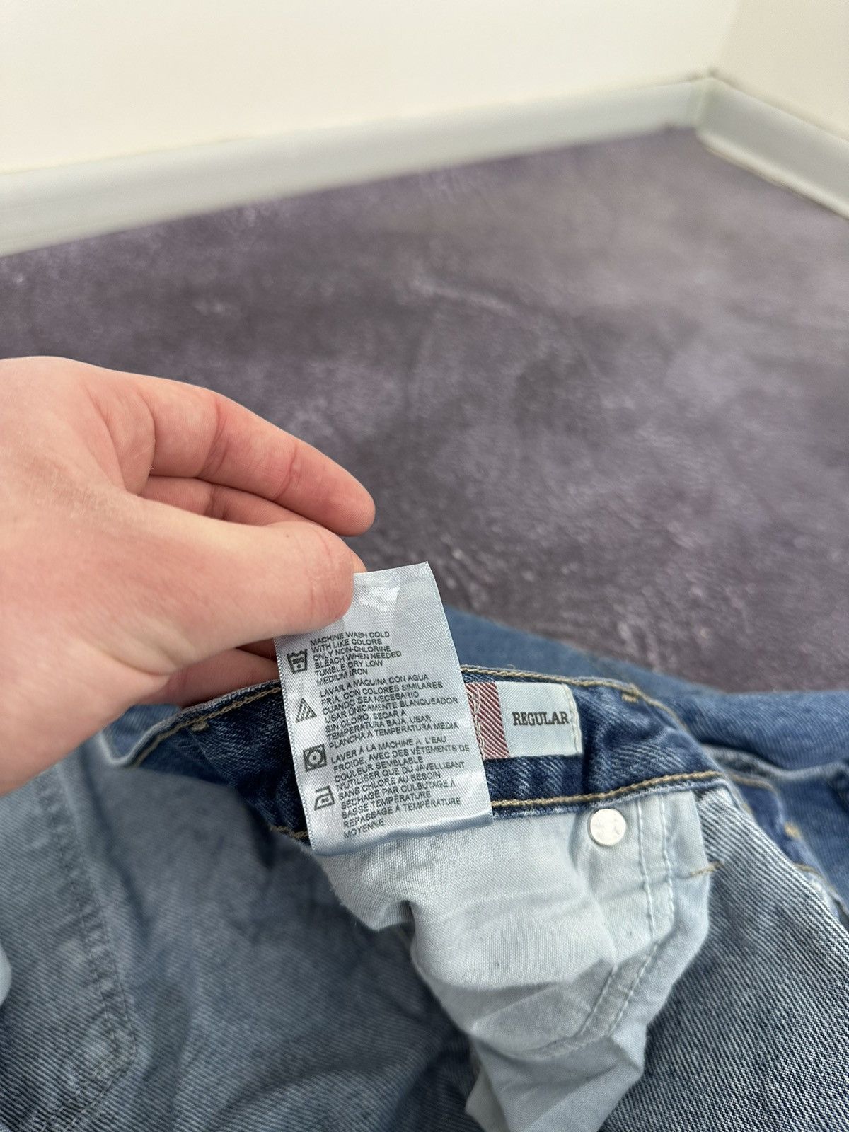 Dickies Vintage Dickies Faded Opium Blue Denim Baggy USA Work Jeans Size US 40 / EU 56 - 20 Thumbnail