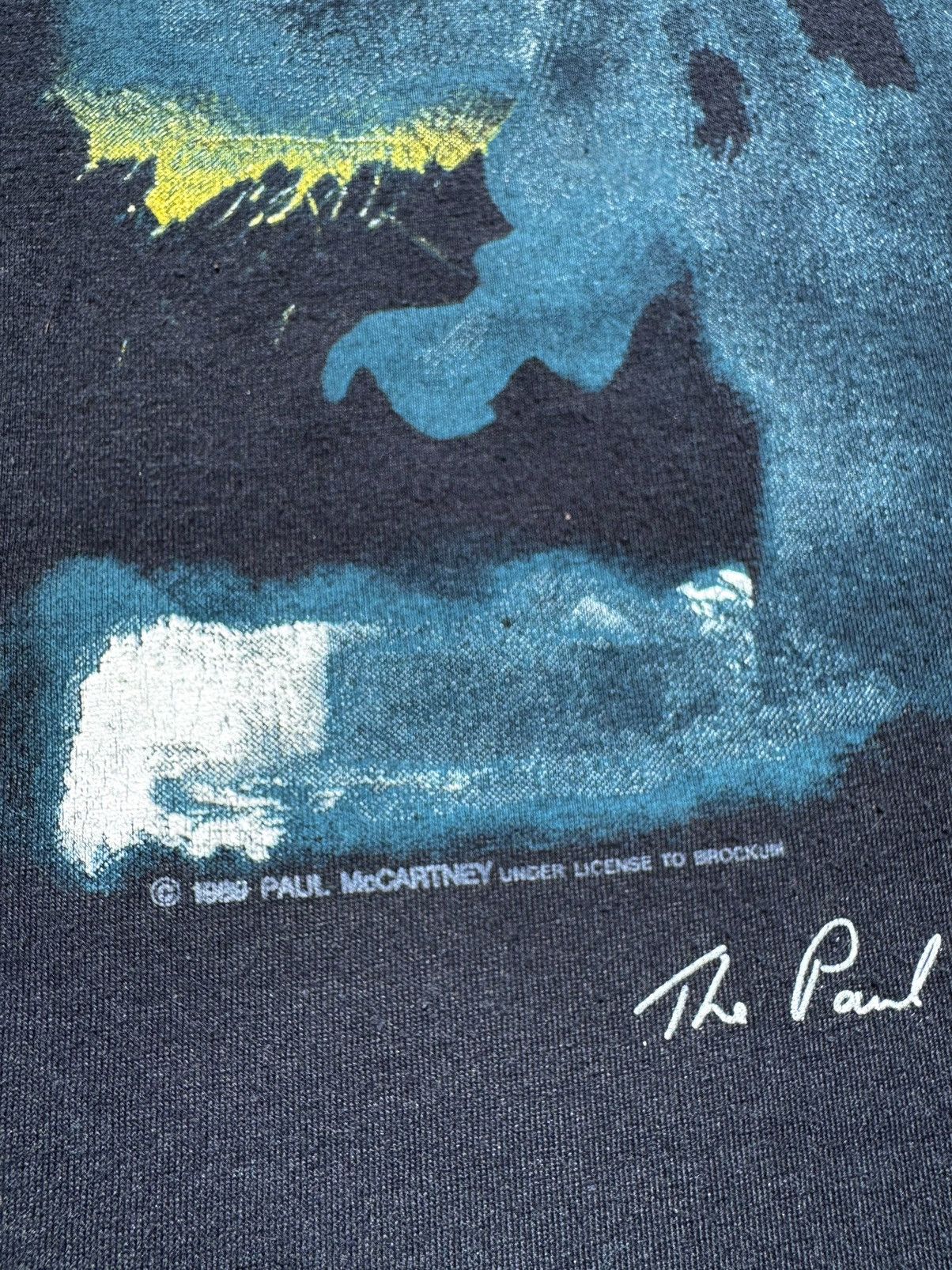 Band Tees 1989 Brockum Paul McCartney Vintage Tour Rock Band T-Shirt Size US XL / EU 56 / 4 - 4 Thumbnail