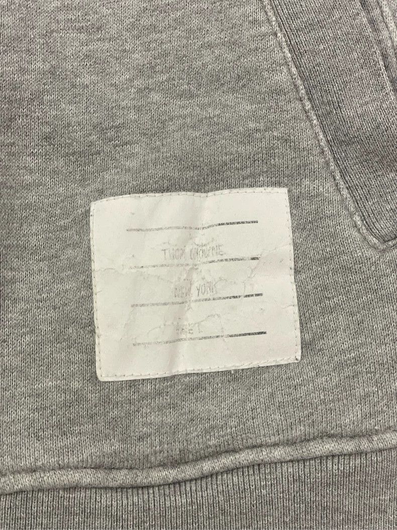 Thom Browne Thom browne Gray four-striped zipper jacket 2504-Nextarrow Size US S / EU 44-46 / 1 - 6 Thumbnail