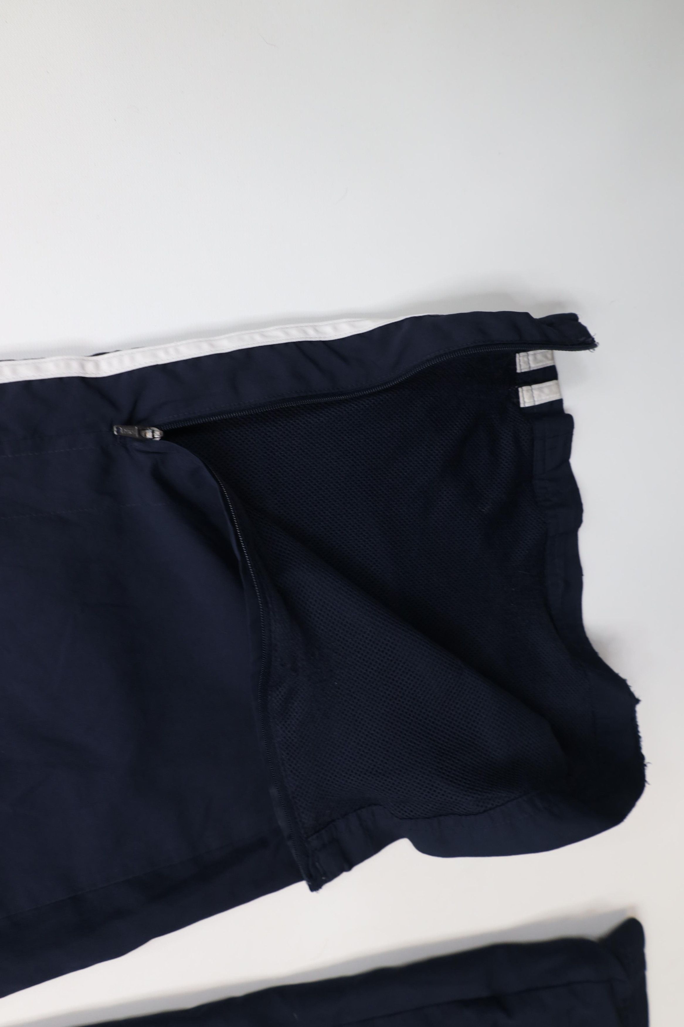 Adidas Vintage Y2K Adidas Striped Lined Wide Leg Windbreaker Pants Size US 34 / EU 50 - 5 Thumbnail