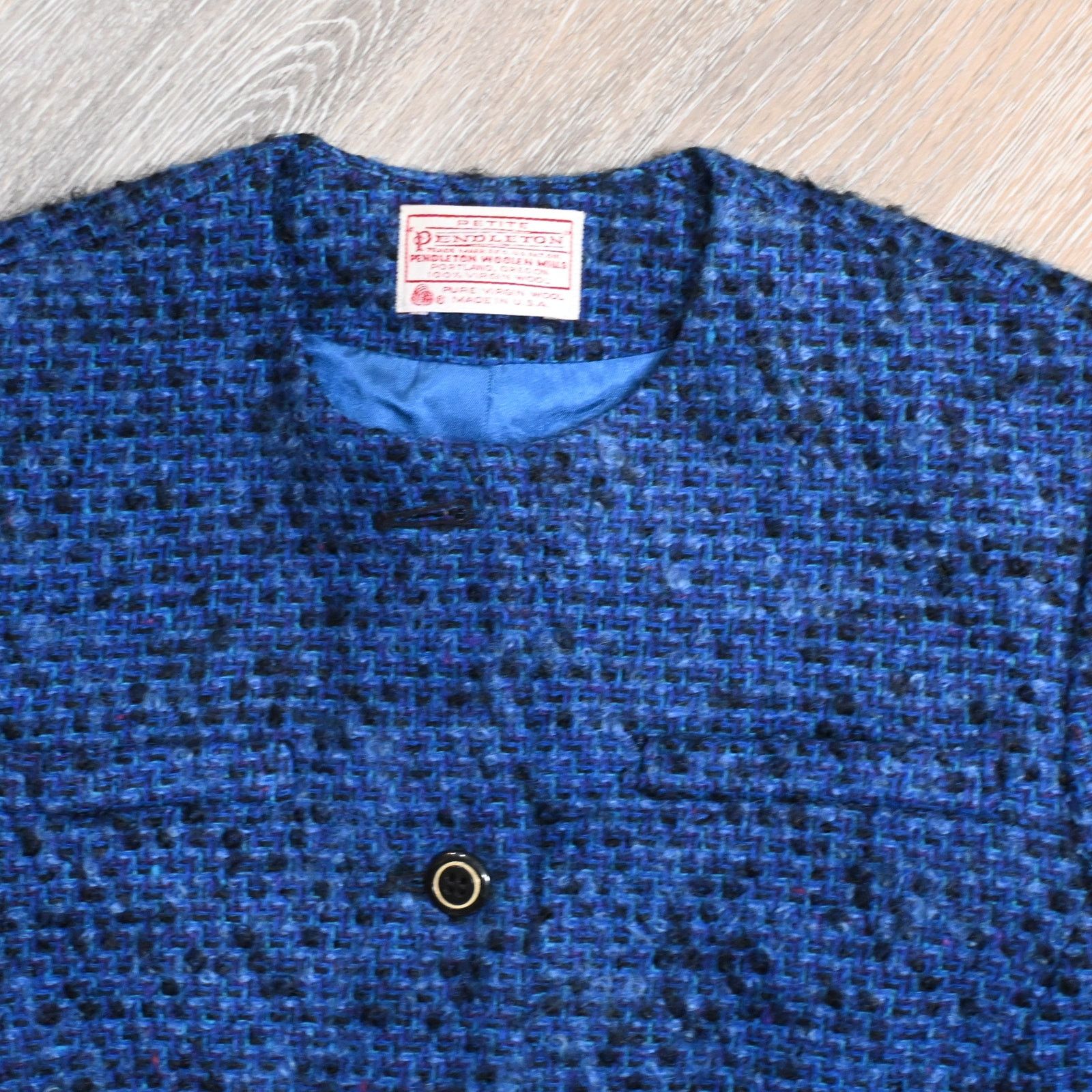 Pendleton Pendleton Wool Jacket Blue (MADE IN USA) Women's Small Size S / US 4 / IT 40 - 3 Thumbnail
