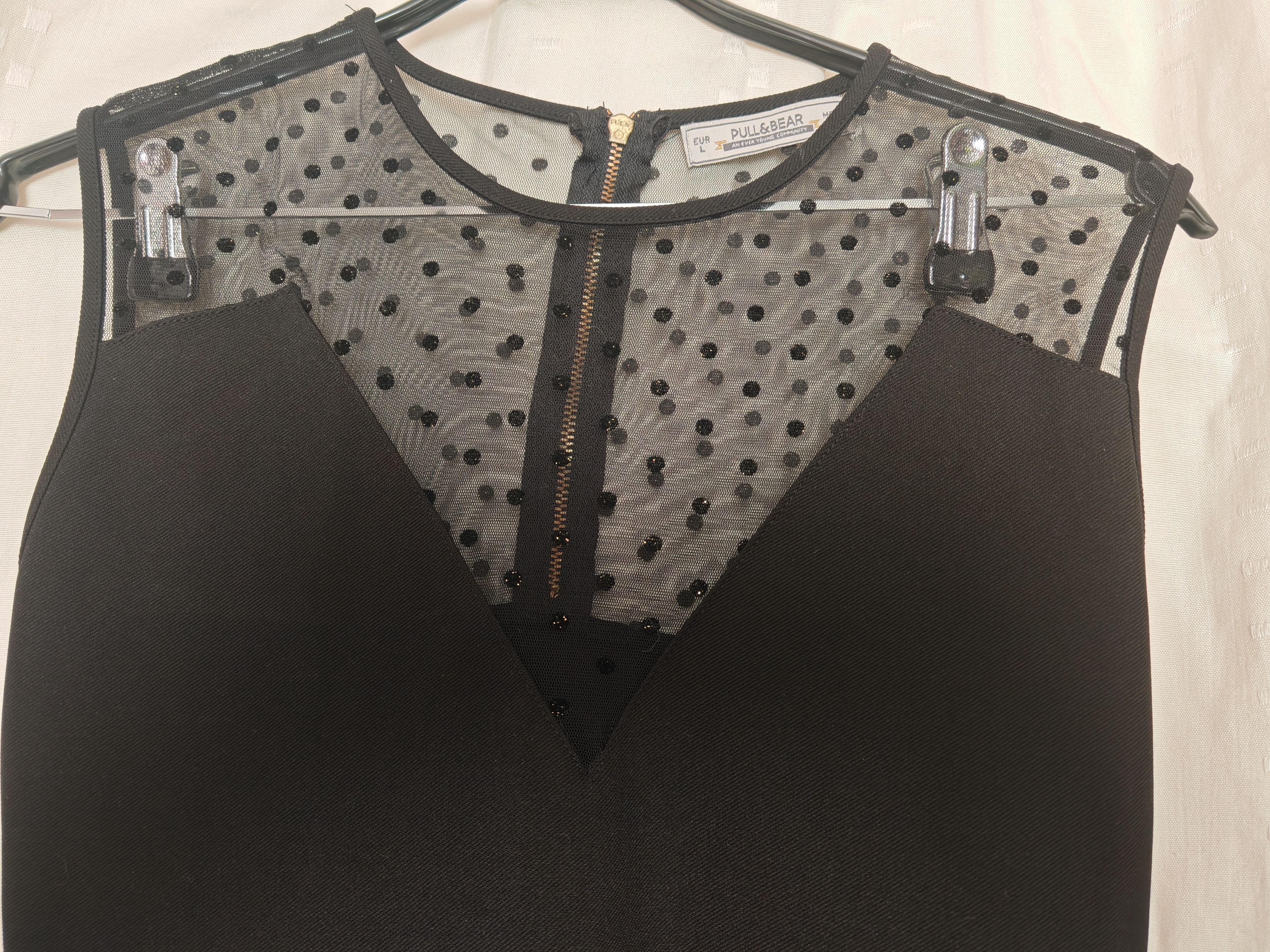 Pull & Bear Pull & Bear Lace Trim Sleeveless Skater Dress Party size L Size L / US 10 / IT 46 - 7 Thumbnail