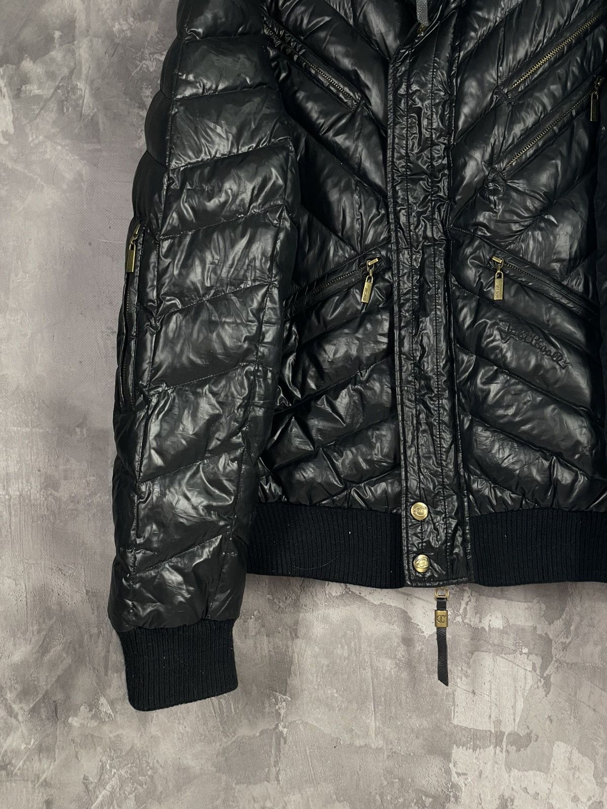 Just Cavalli × Vintage Vintage Archive Just Cavalli Cargo Puffer Bomber Jacket Size US XXL / EU 58 / 5 - 5 Thumbnail
