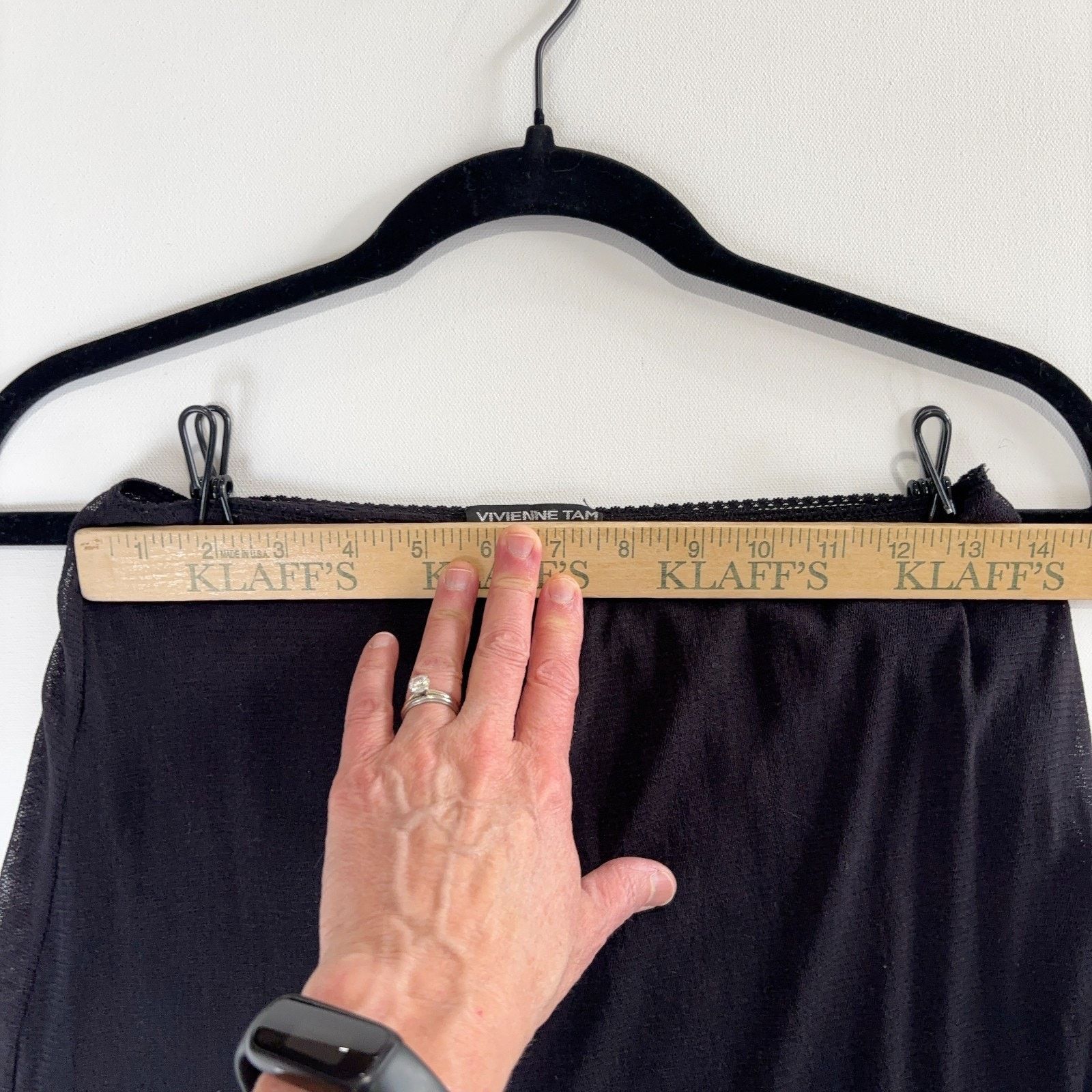 Vivienne Tam Vintage Vivienne Tam Black Mesh Skirt A-Line Size 2 Size 26" / US 2 / IT 38 - 8 Thumbnail