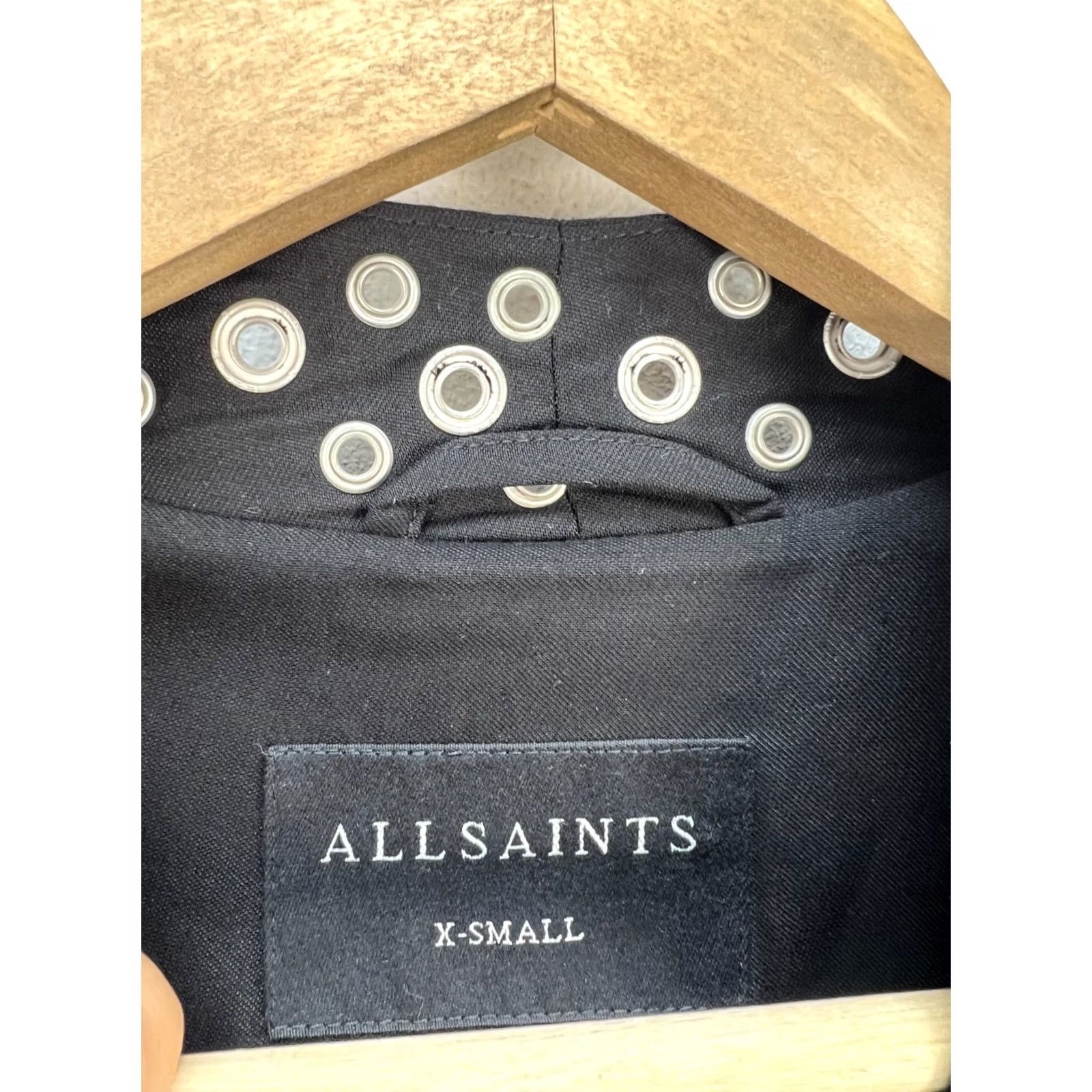 Allsaints AllSaints Kimono Womens XS Black Kady Open Front Women Size Size XS / US 0-2 / IT 36-38 - 3 Thumbnail