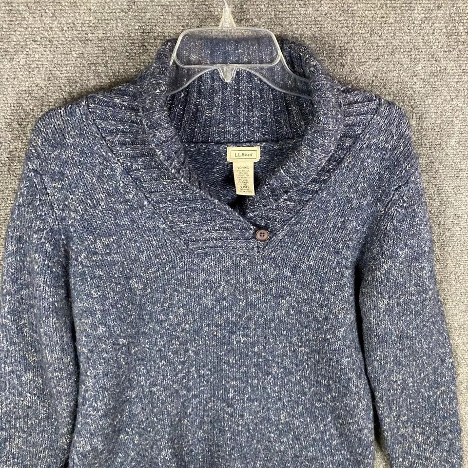 L.L. Bean LL Bean Sweater Women's Regular Acrylic Wool Adults Knit L Size L / US 10 / IT 46 - 2 Thumbnail