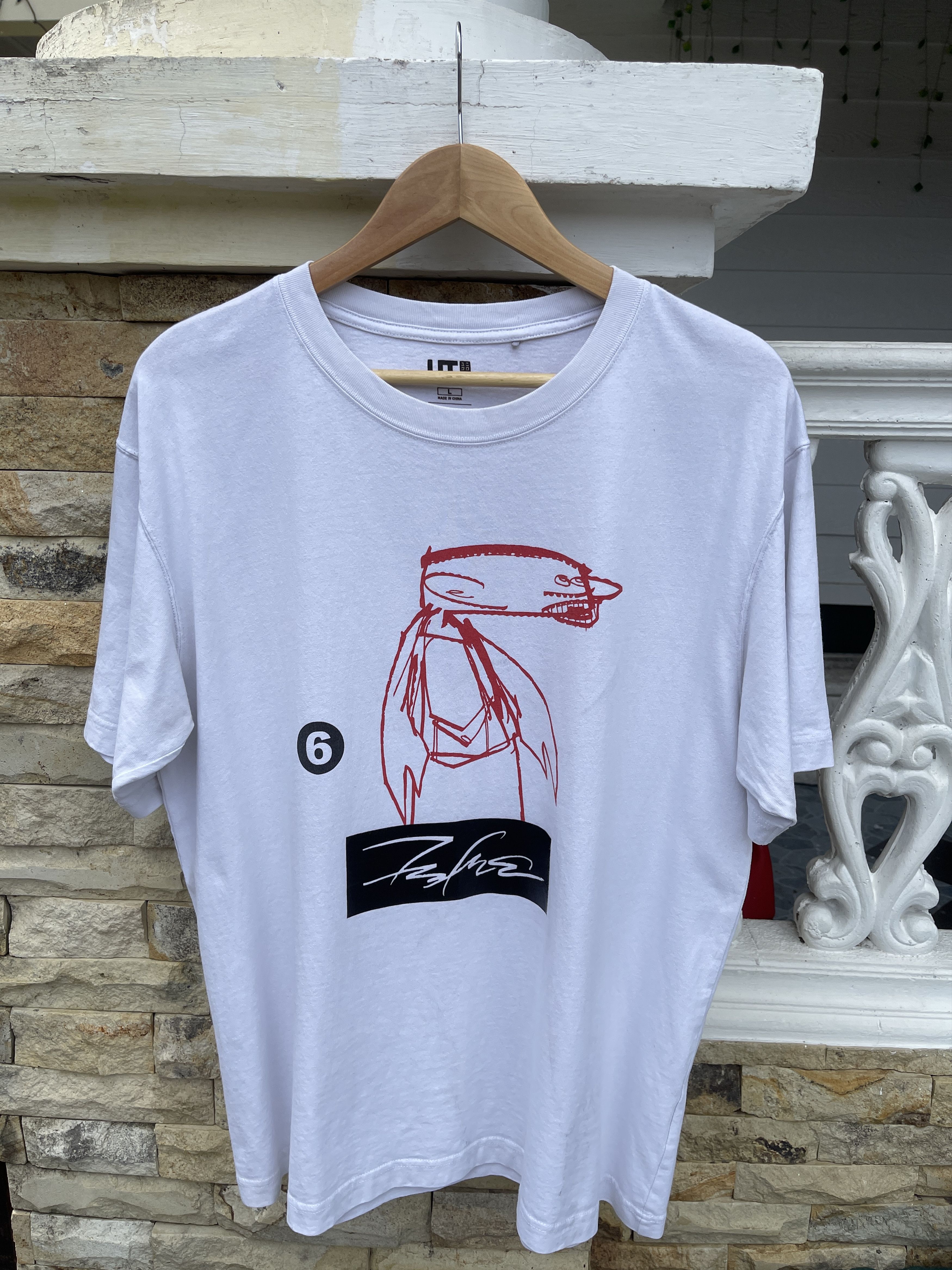 Futura × Uniqlo Last Drop🔥Rare🔥Vintage FUTURA Japanese Art Uniqlo T-Shirt Size US L / EU 52-54 / 3 - 2 Thumbnail