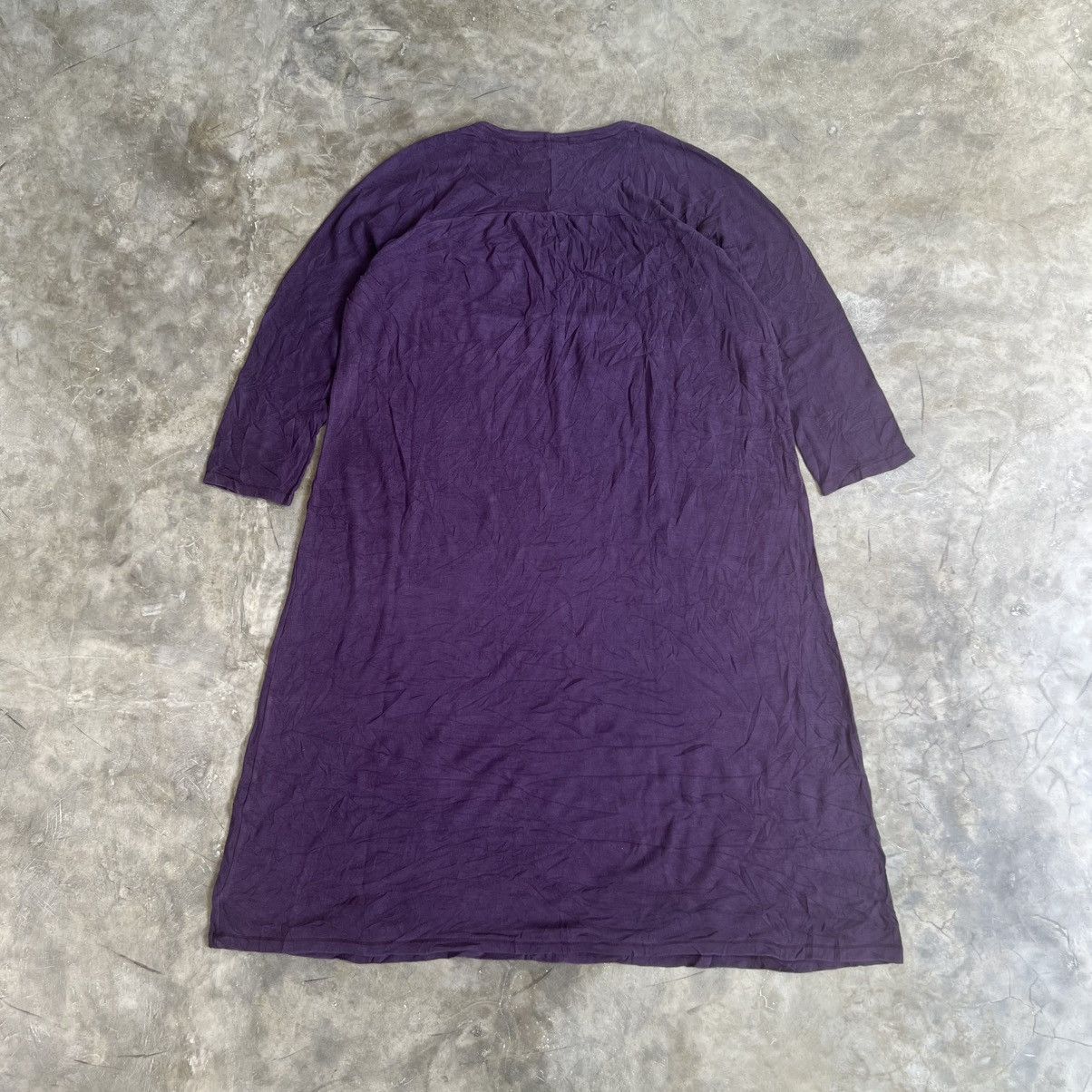 Yohji Yamamoto Y’s for Living by Yohji Yamamoto Maxi Dress Purple Size ONE SIZE - 2 Thumbnail