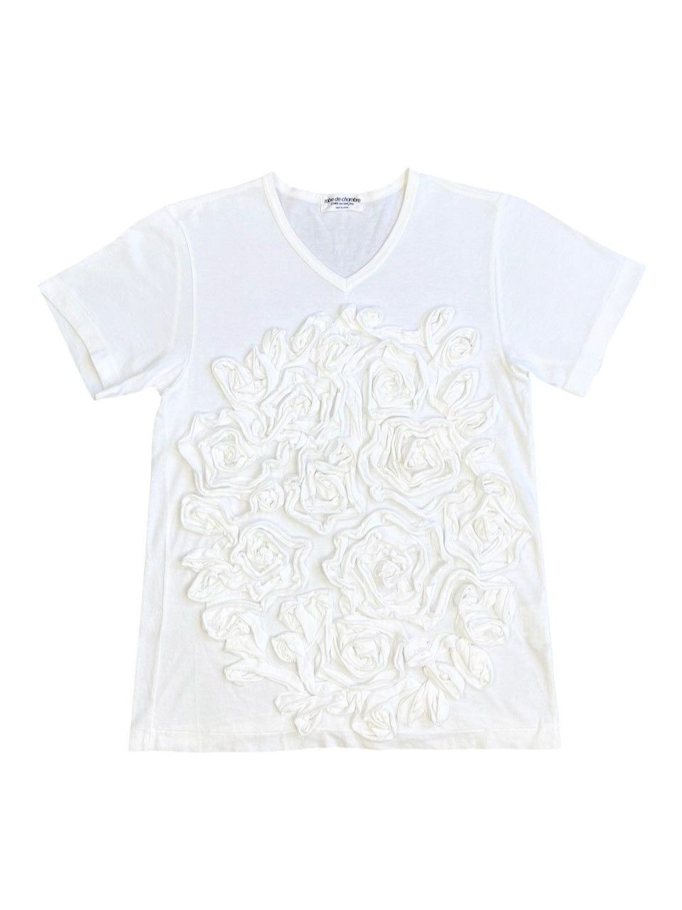 Comme des Garcons 1997 Comme des Garcons Robe de Chambre Ruffled Flower Tshirt Size US S / EU 44-46 / 1 - 1 Thumbnail
