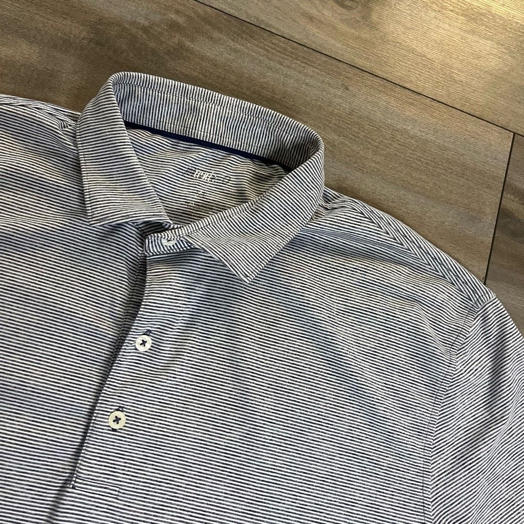johnnie-O Johnnie-O Grey Athletic Casual Polo Shirt Men XL Bin M-24 Size US XL / EU 56 / 4 - 2 Thumbnail