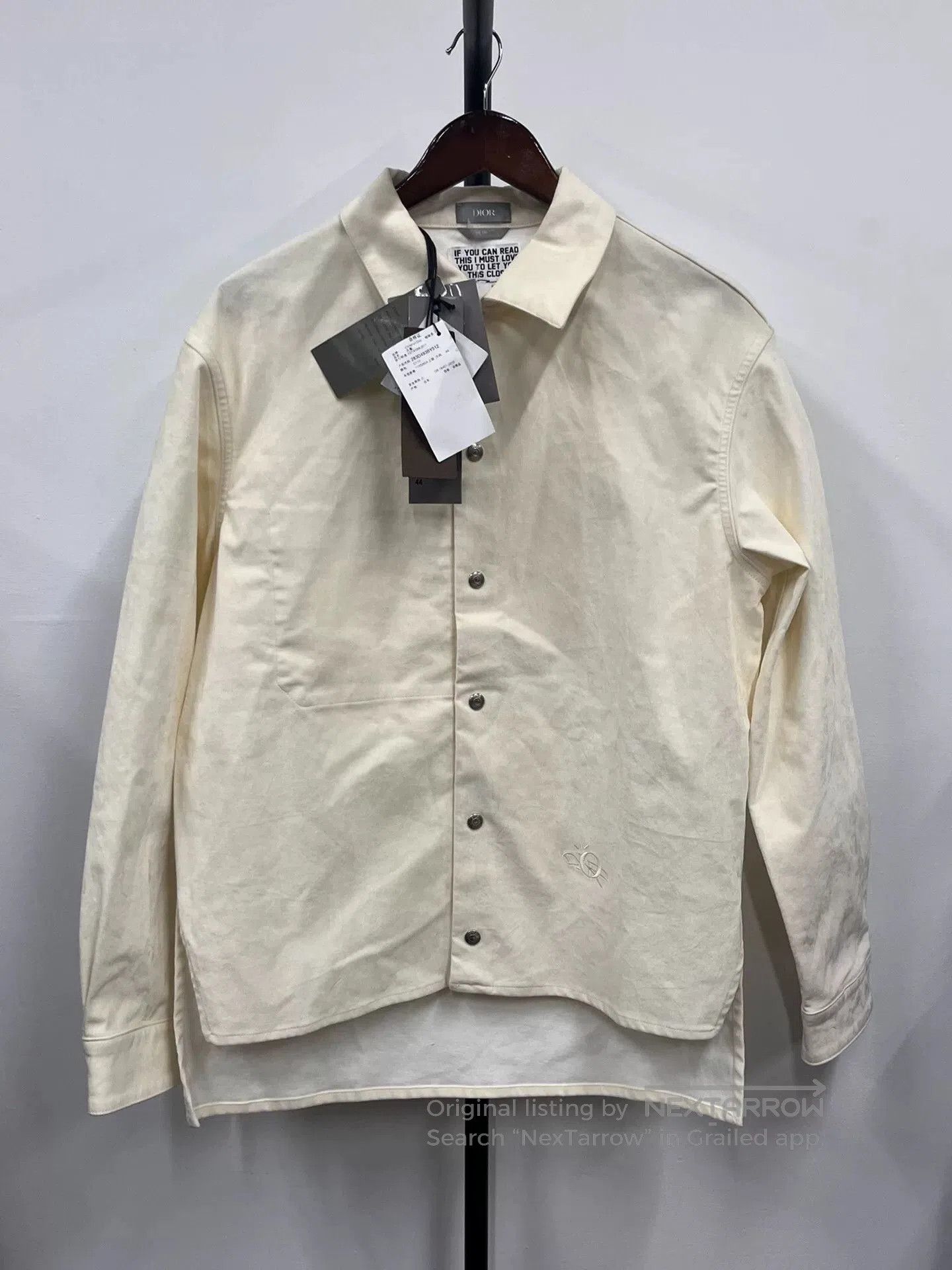 Dior dior fw22 logo long sleeve shirt. Size US L / EU 52-54 / 3 - 1 Thumbnail