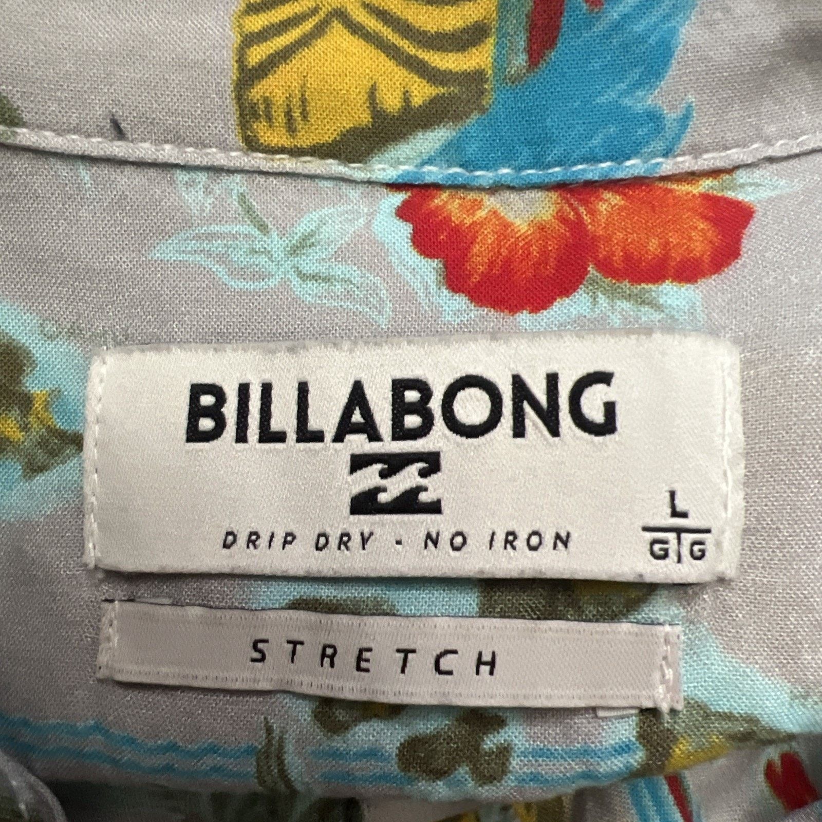 Billabong Billabong Y2K Floral Hawaiian Tiki Surfer Shirt Large Pocket Size US L / EU 52-54 / 3 - 5 Thumbnail