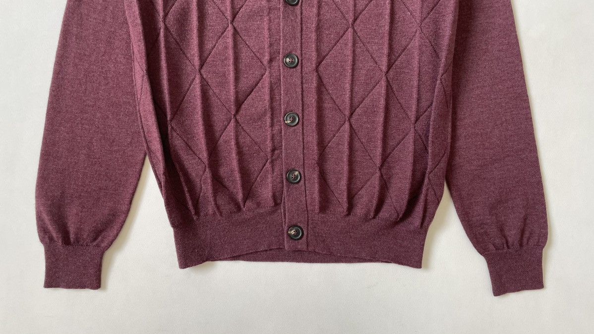 Maison Margiela A/W 12 Diamond Pattern Wool Cardigan Size US M / EU 48-50 / 2 - 10 Thumbnail