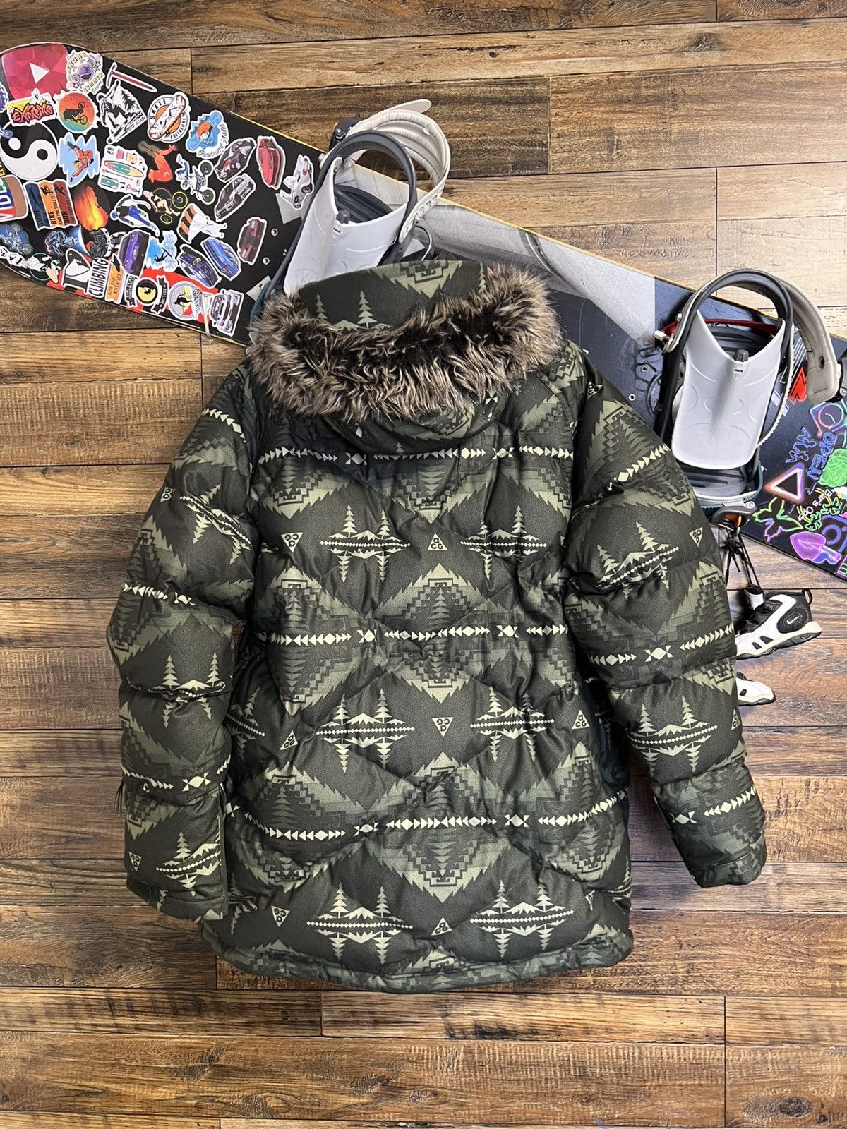 Vintage RARE Vintage Nike Acg down Jacket parkas Size US XL / EU 56 / 4 - 3 Thumbnail
