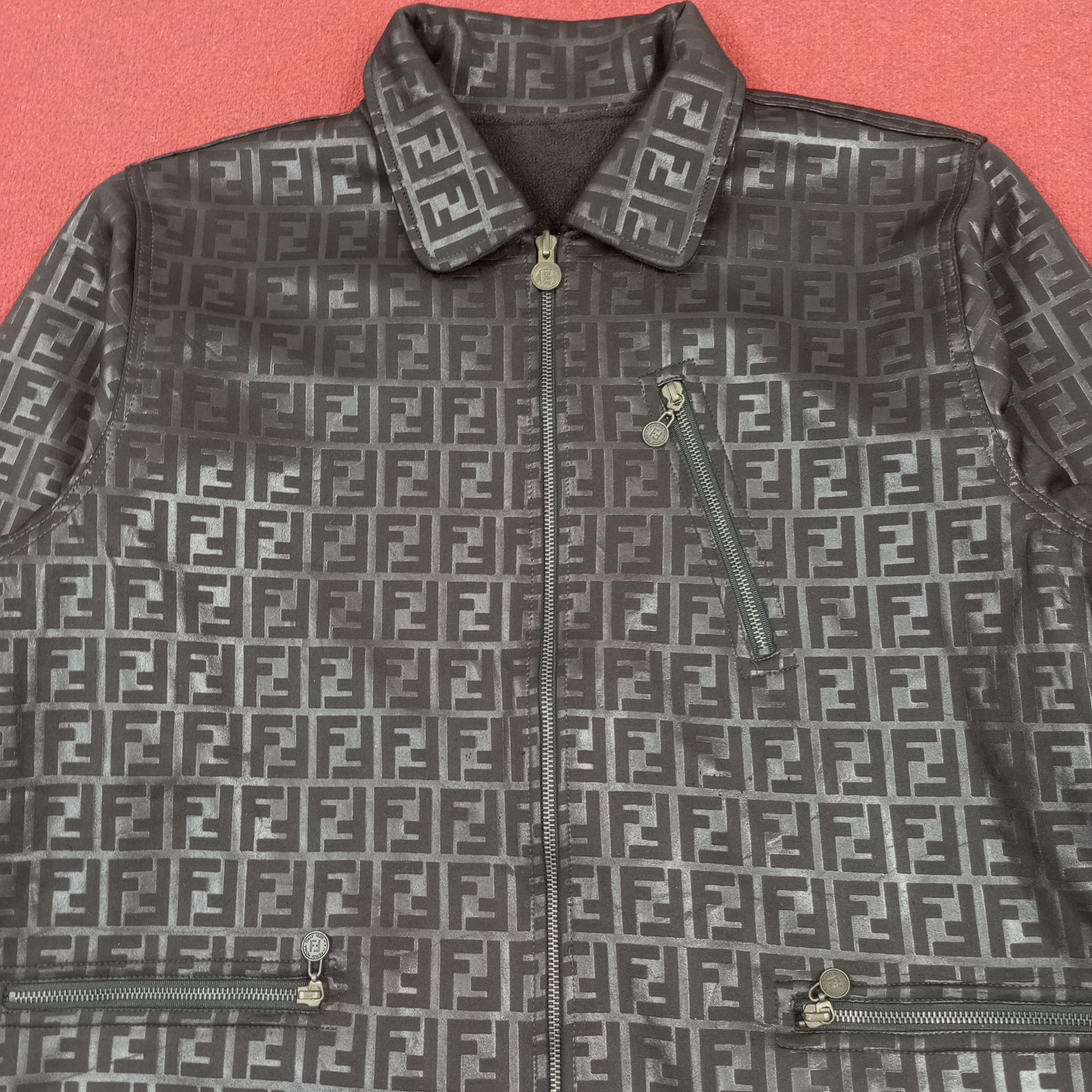 Fendi × Vintage Fendi Luxury Fashion Brand Reversible Jacket Size US L / EU 52-54 / 3 - 2 Thumbnail