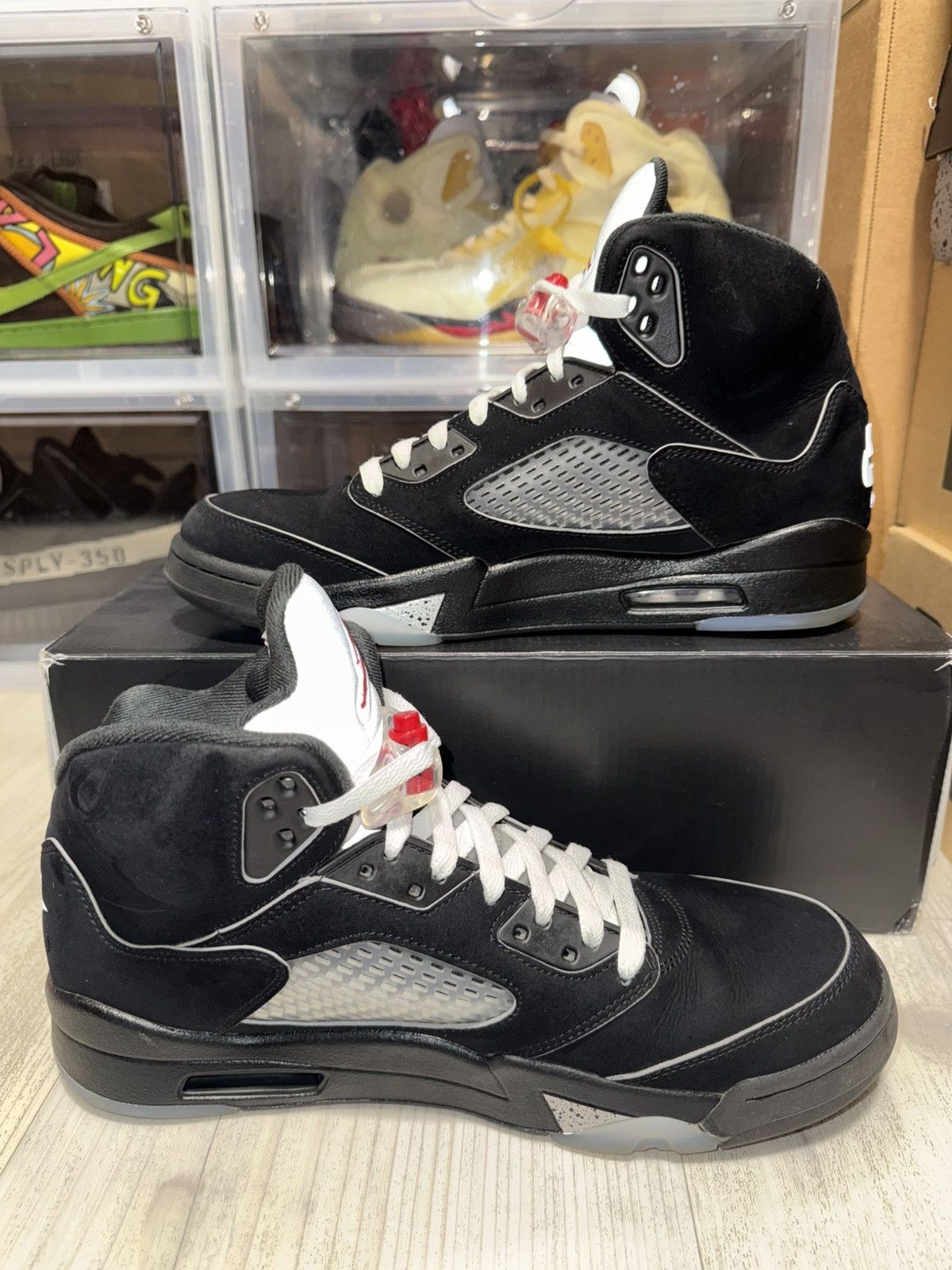 Jordan Brand Air Jordan 5 Retro OG Black Metallic Reimagined Size US 10.5 / EU 43-44 - 3 Thumbnail