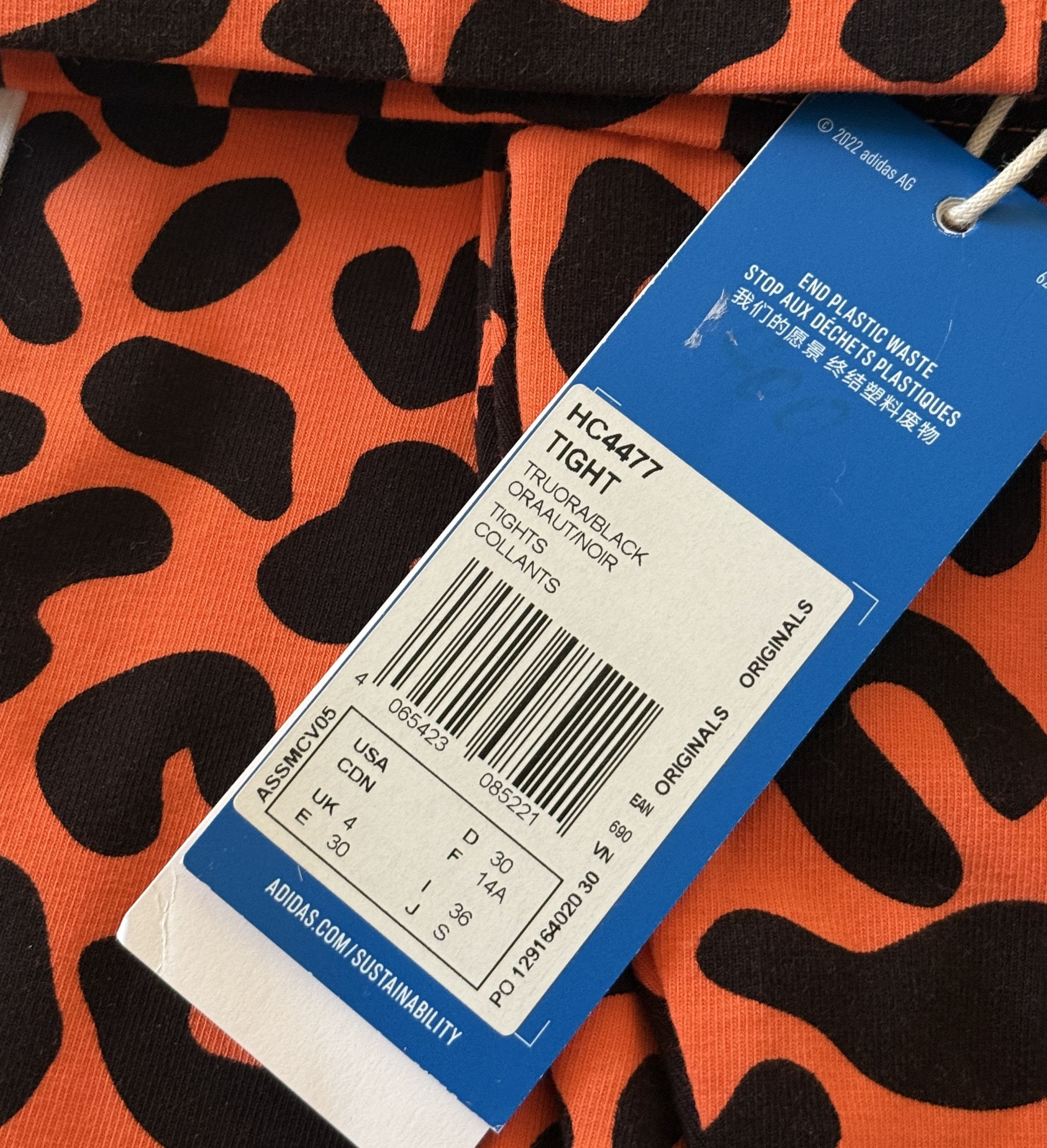 Adidas ADIDAS X Rich Mnisi Leggings HC4477 MID RISE TIGHT FIT Size 25" / US 0 / IT 36 - 4 Thumbnail