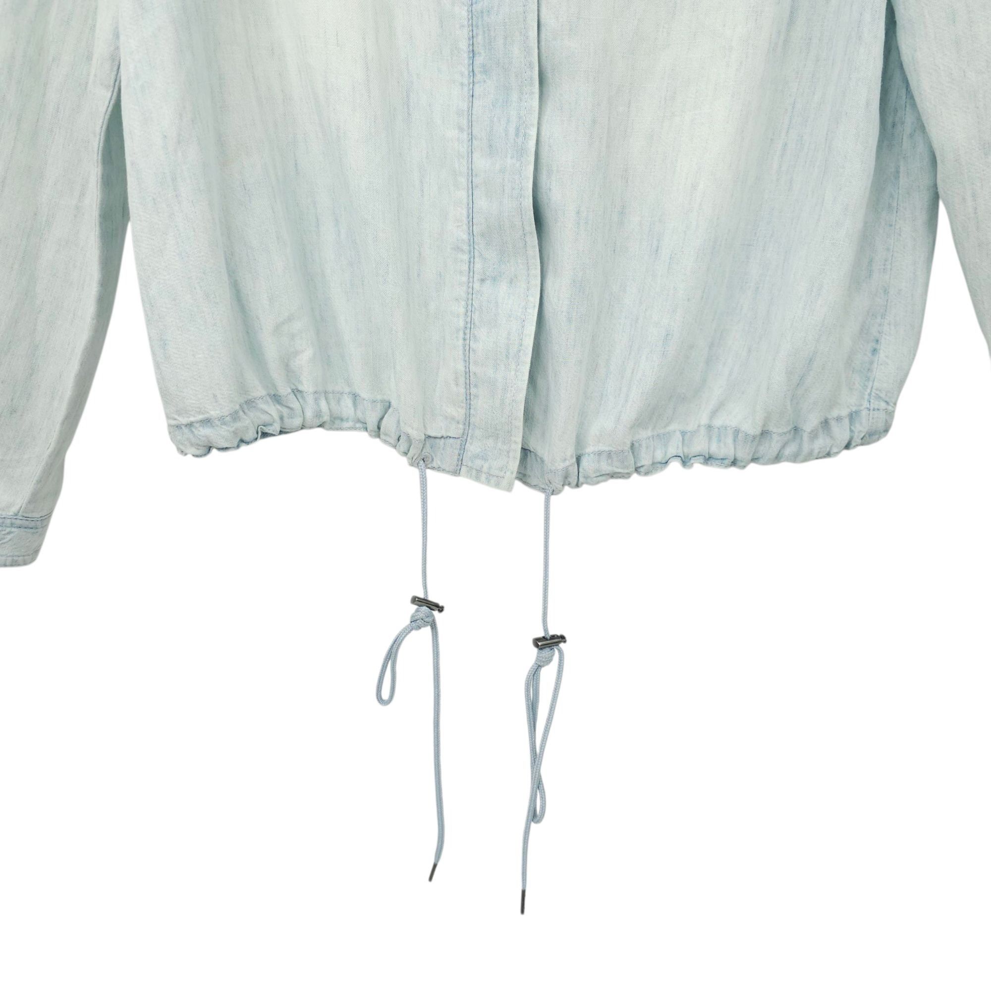 Other Chicos Button Front Jacket Womens Size 1 US M/8 Drawstring W Size M / US 6-8 / IT 42-44 - 9 Thumbnail