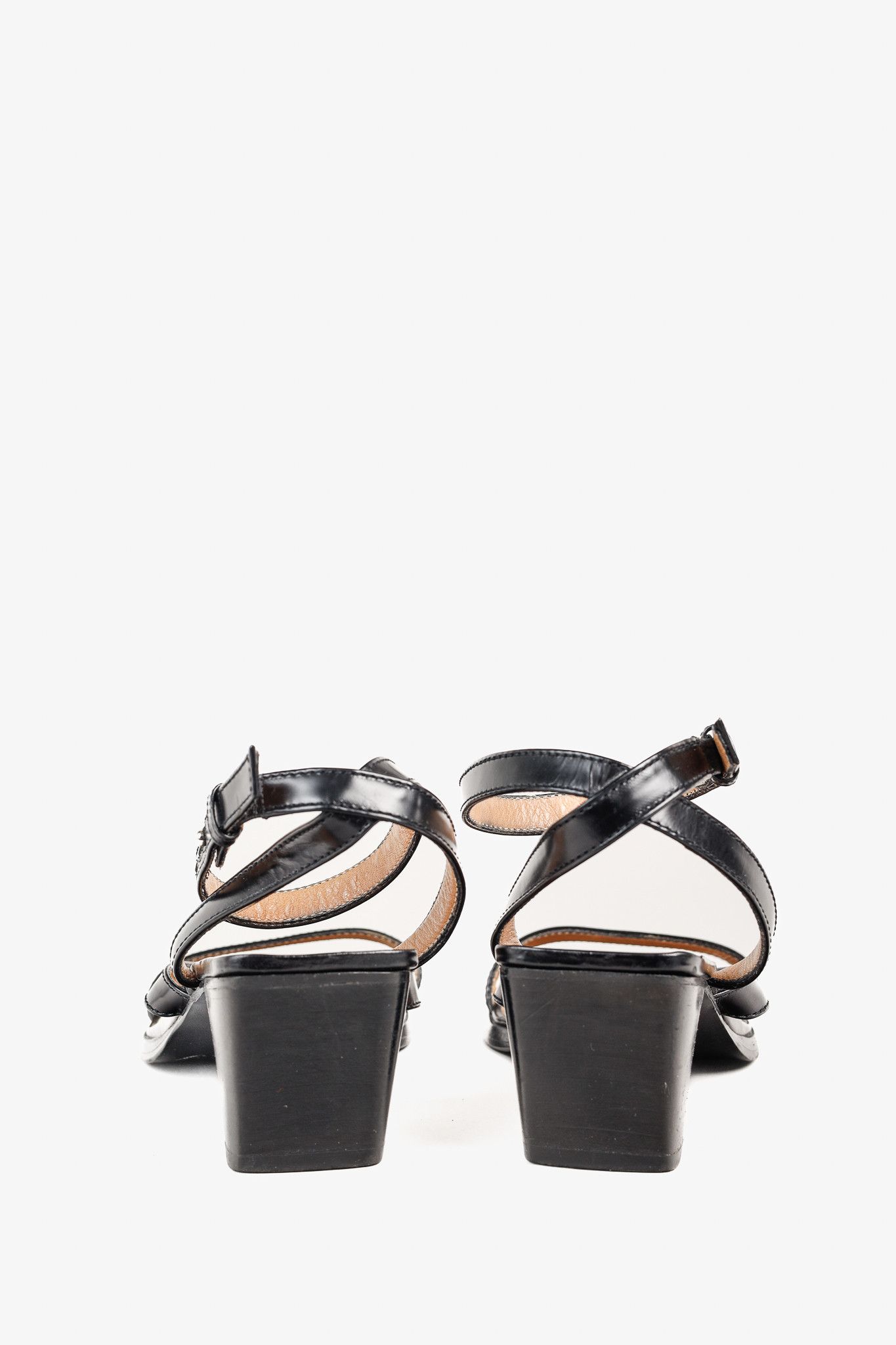 Hermes Hermes Leather Kelly Buckle Tapered Heel Leather Sandal Size US 6.5 / IT 36.5 - 3 Thumbnail
