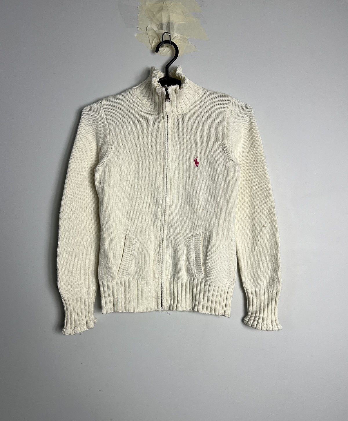 Ralph Lauren × Vintage Women Sweater Ralph Lauren vintage zipped Size L / US 10 / IT 46 - 2 Thumbnail