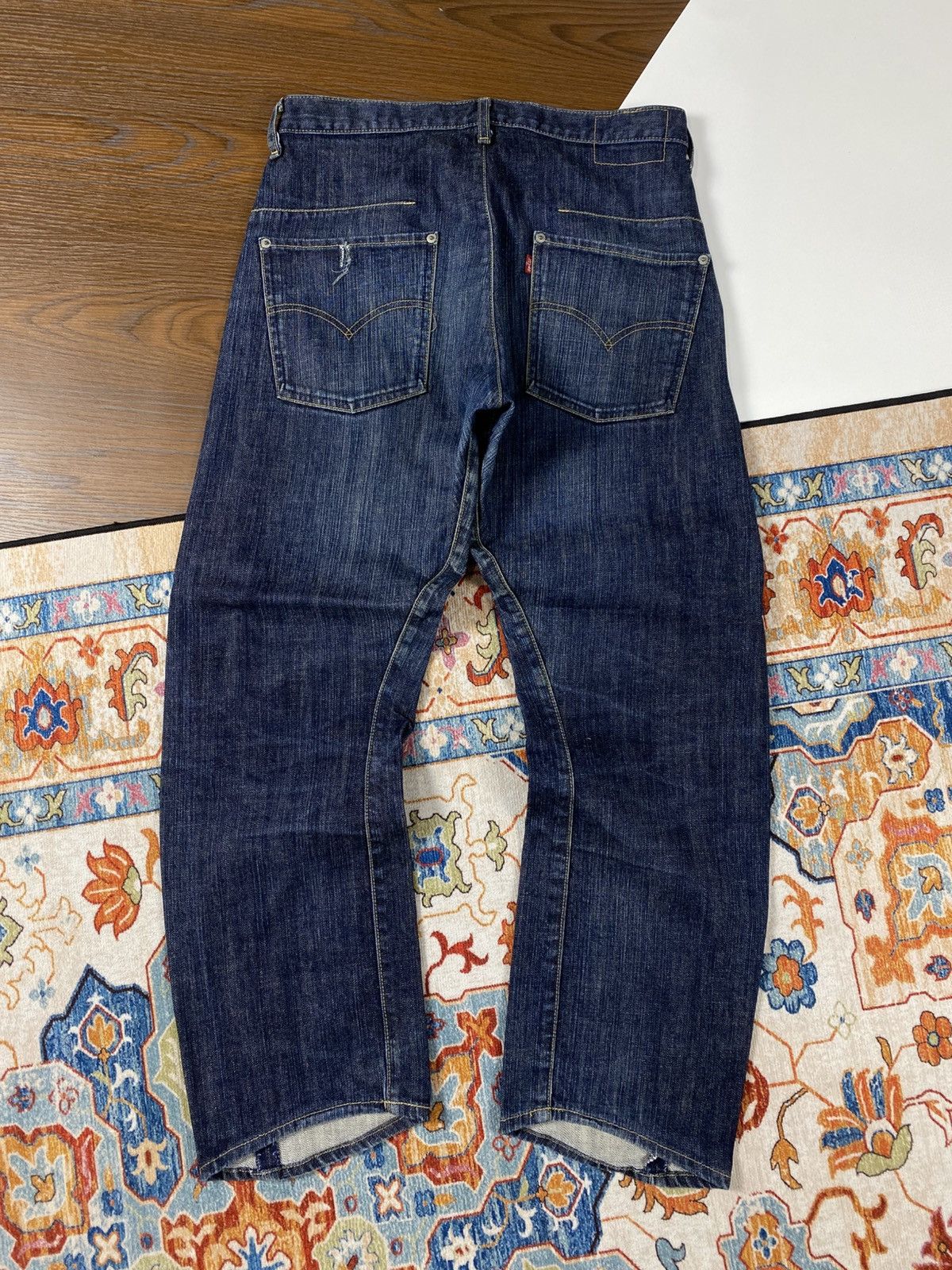 Engineered Garments × Levi's Levi's engineered distressed jeans pants Size US 33 - 1 Thumbnail