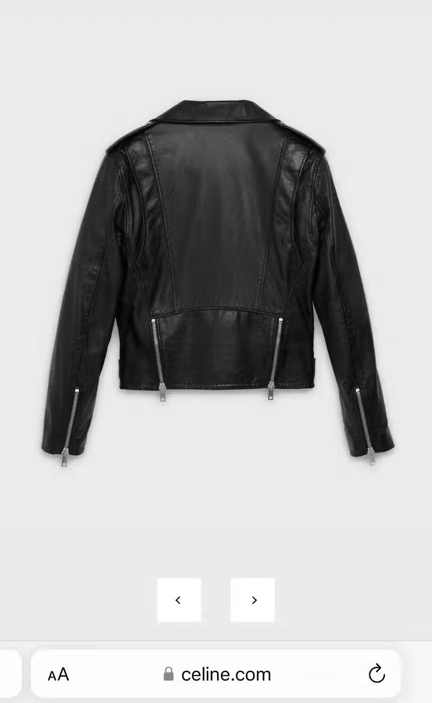 Celine × Hedi Slimane Celine X Hedi slimane Leather biker jacket Size US M / EU 48-50 / 2 - 3 Thumbnail