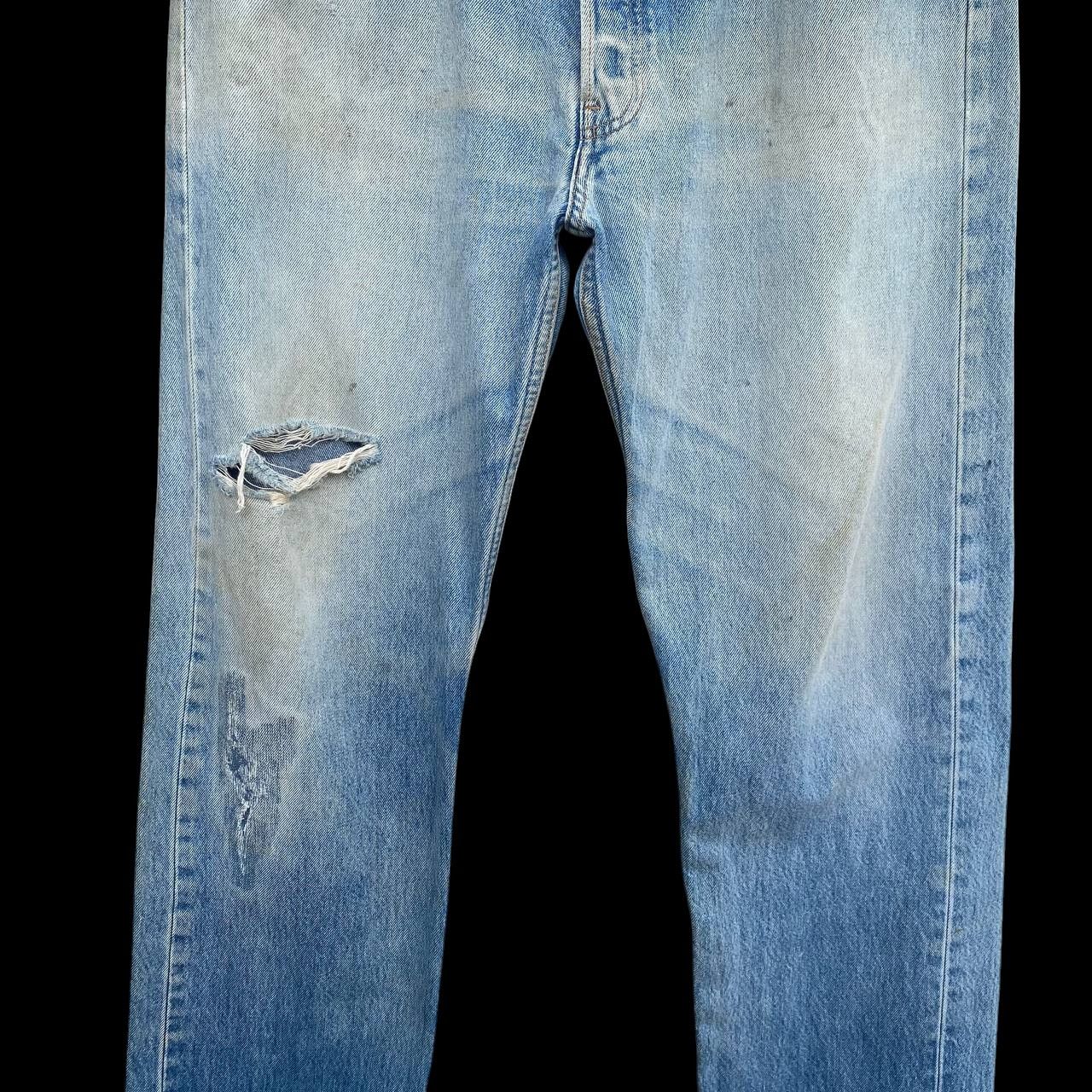 Levi's Vintage Clothing VINTAGE KURT COBAIN 00'S LEVIS 501 DISTRESSED DIRTY W35X33" Size US 35 - 5 Thumbnail