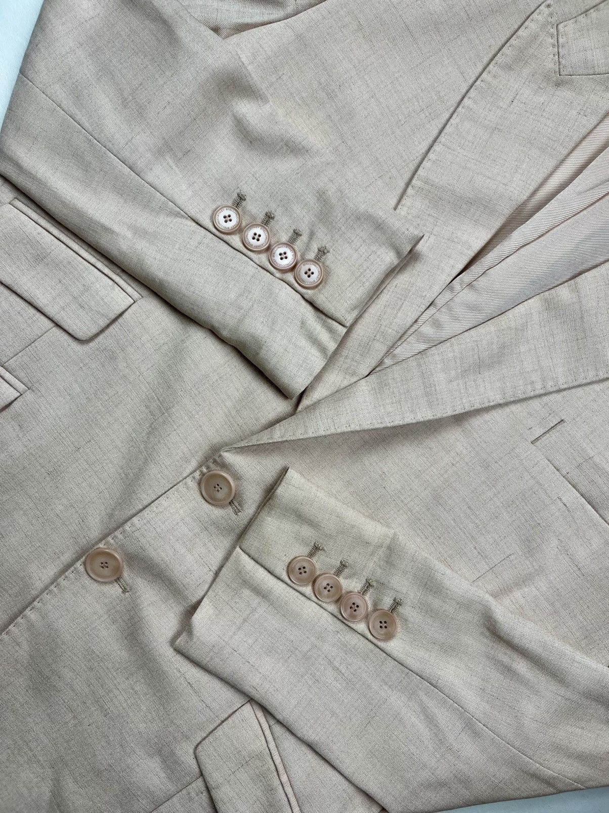Stella McCartney Stella McCartney 2018 Viscose-Linen Tailored Blazer Size XXS / US 00 / IT 34 - 6 Thumbnail
