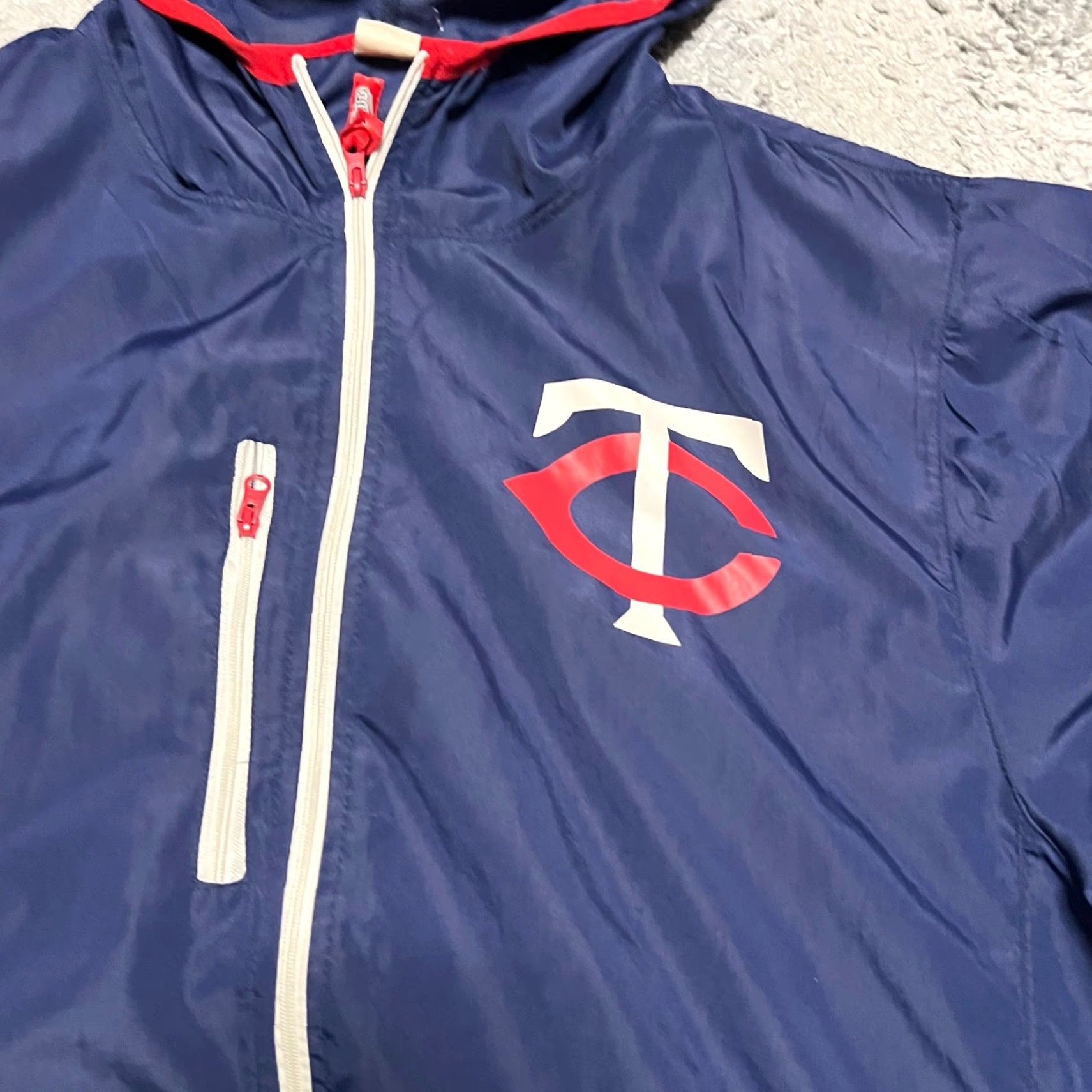MLB MLB Minnesota Twins Jacket Mens XL Windbreaker Full Zip Coat Size US XL / EU 56 / 4 - 2 Thumbnail