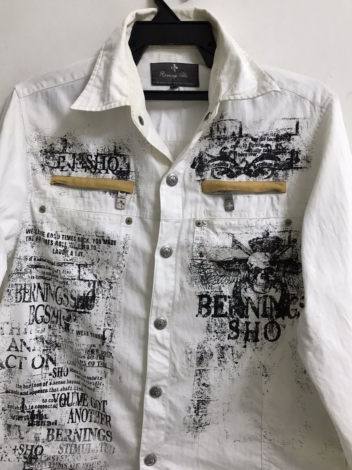 If Six Was Nine Vintage Bernings Sho Seditionaries Punk Shirt Button Up Size US M / EU 48-50 / 2 - 2 Thumbnail