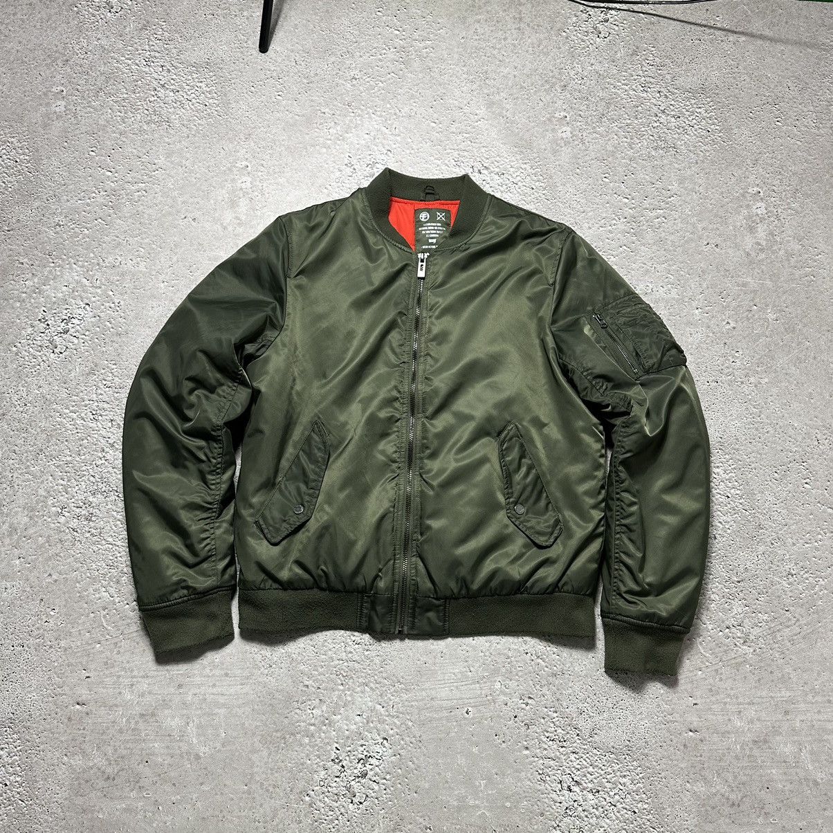image of Vintage Carrera Balenciaga Style Bomber Jacket Y2K in Khaki, Men's (Size Large)